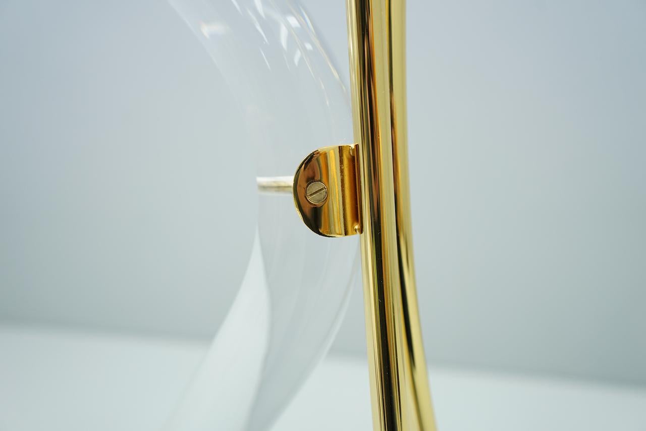 Lucite and Brass Three Leg Valet, 1960s For Sale 2
