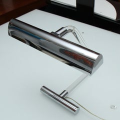 Lucite and Chrome Desk Lamp by Peter Hamburger for Kovacs