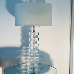 Lucite and Chrome Table Lamp by Karl Springer, c. 1970's