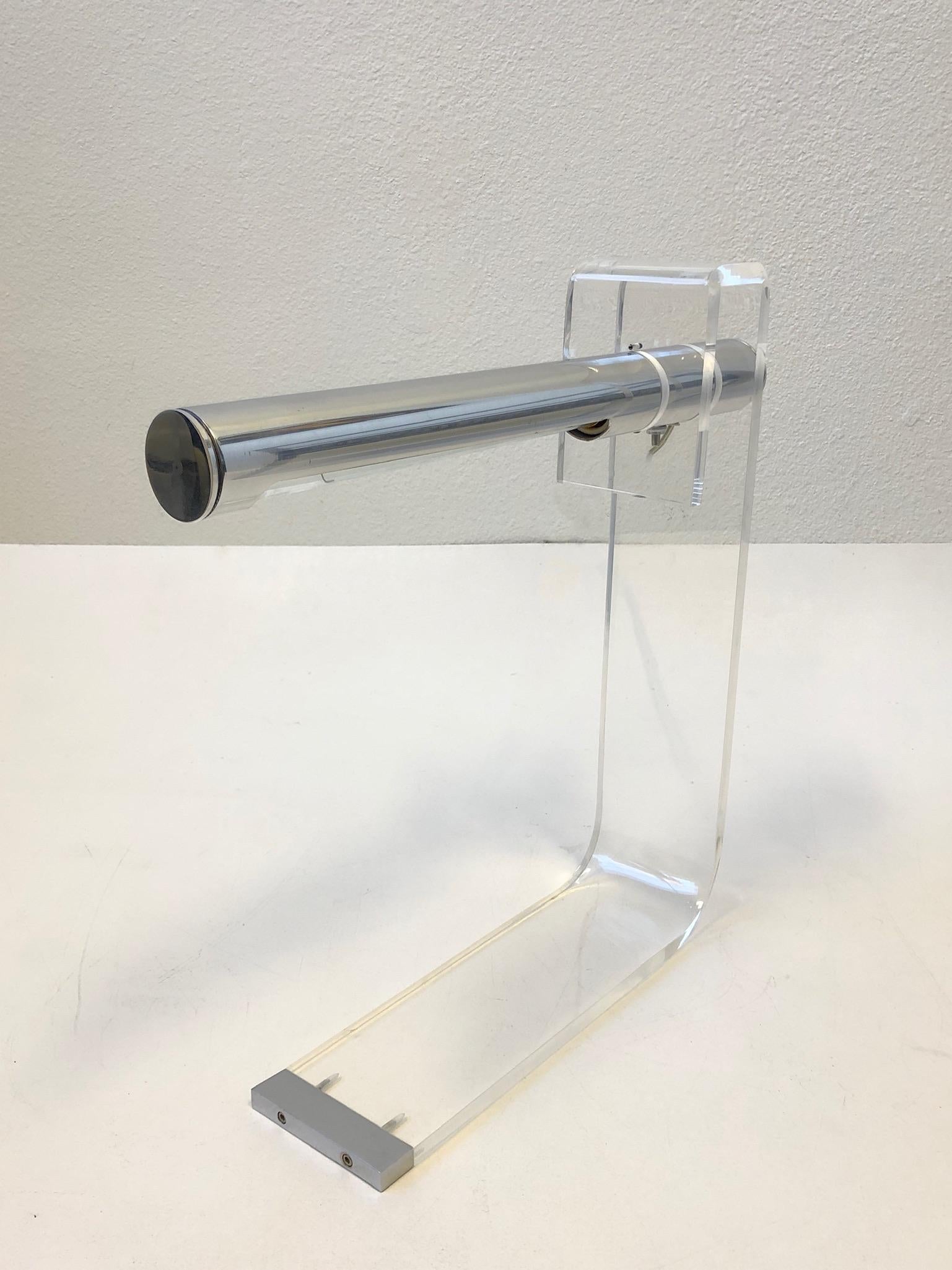 lucite handrail