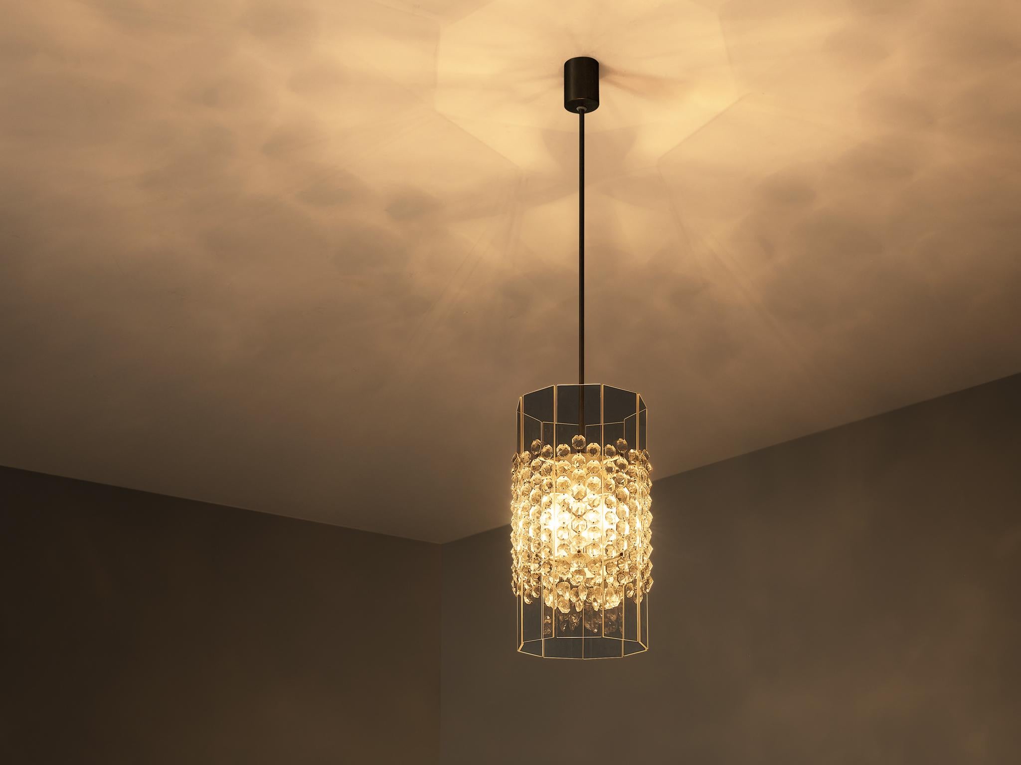 Ciondolo in lucite e vetro tagliato In condizioni buone in vendita a Waalwijk, NL