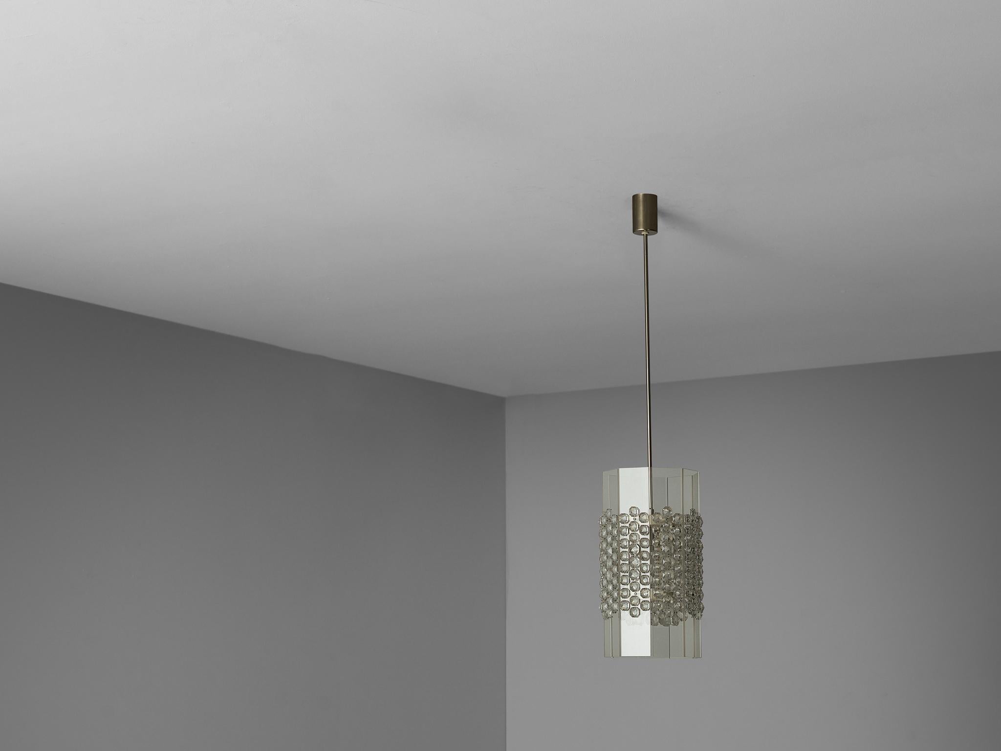 Ciondolo in lucite e vetro tagliato in vendita 2