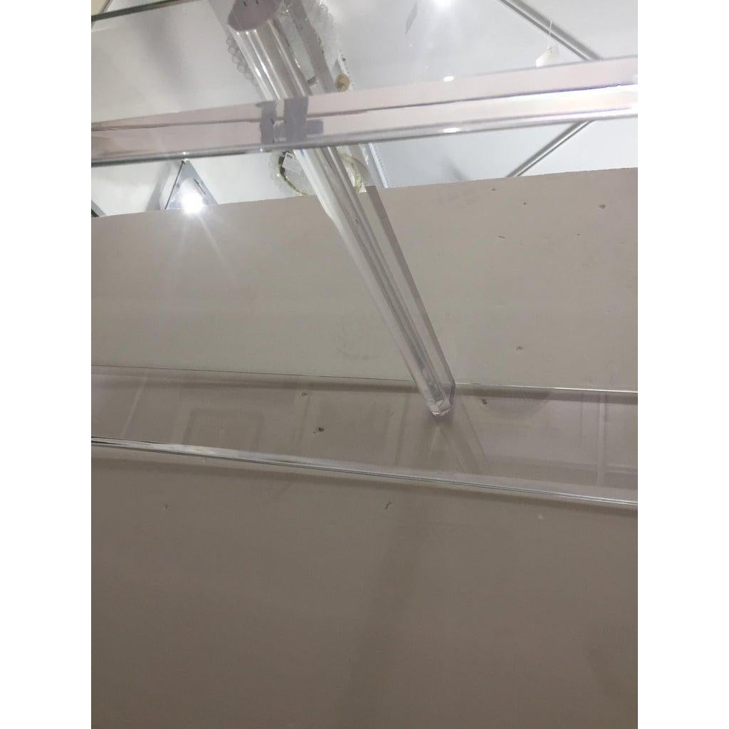 Konsolentisch aus Lucit und Glas im Angebot 6