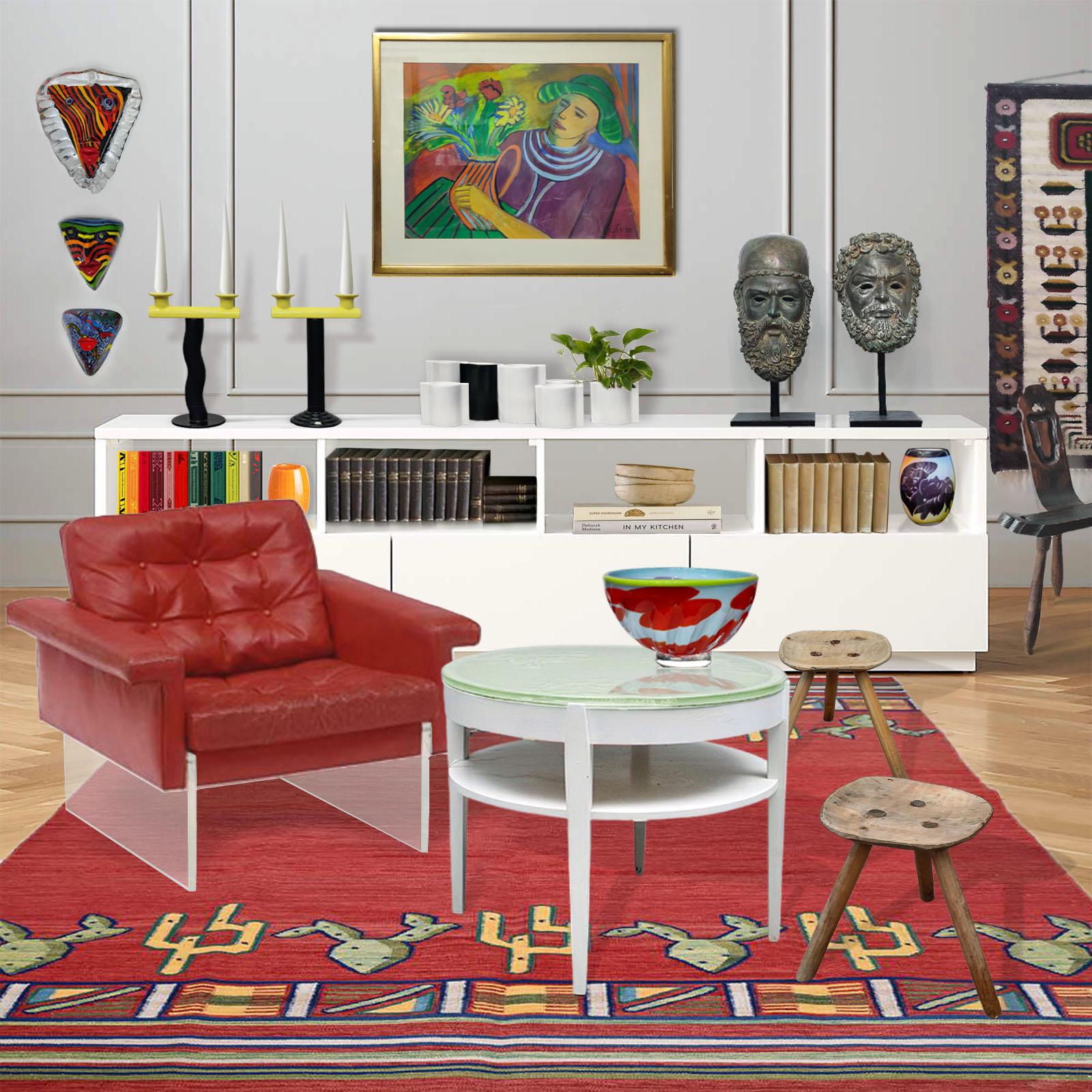 Fauteuils de loft vintage en cuir et Lucite, Italie, 1970
Superbes fauteuils vintage, Italie, circa 1978, adaptés à la décoration d'un loft. Design de l'accoudoir inversé rappelant le modèle 875 d'Ico Parisi. Structure en bois, revêtement en cuir