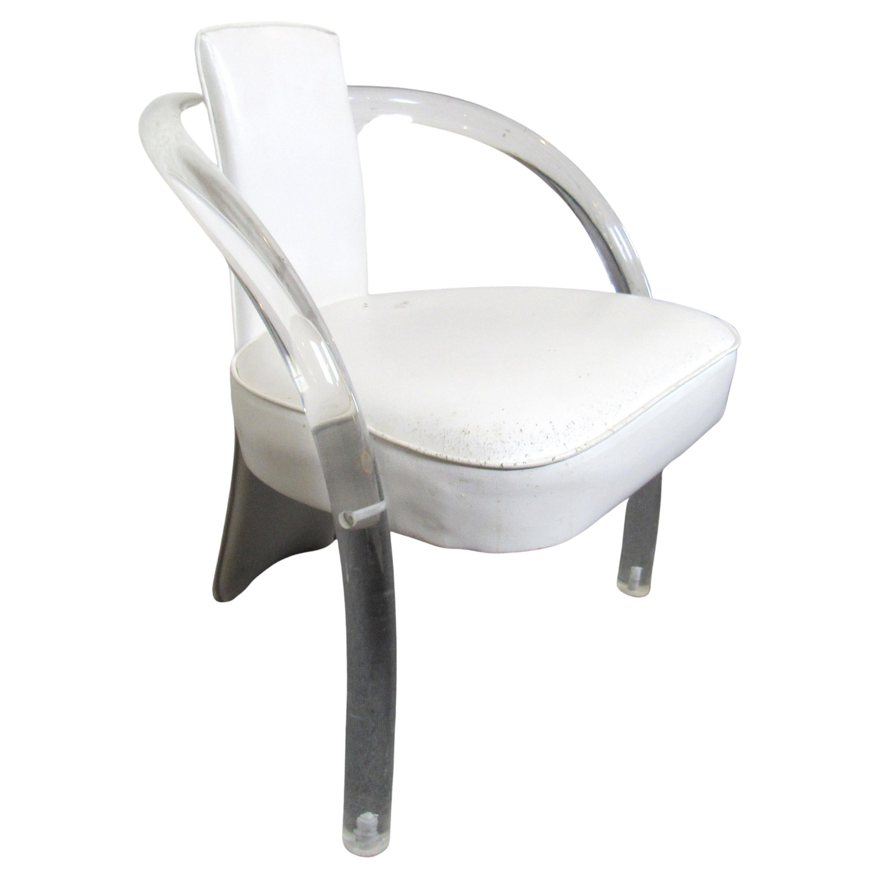 Lucite Arm Chair For Sale