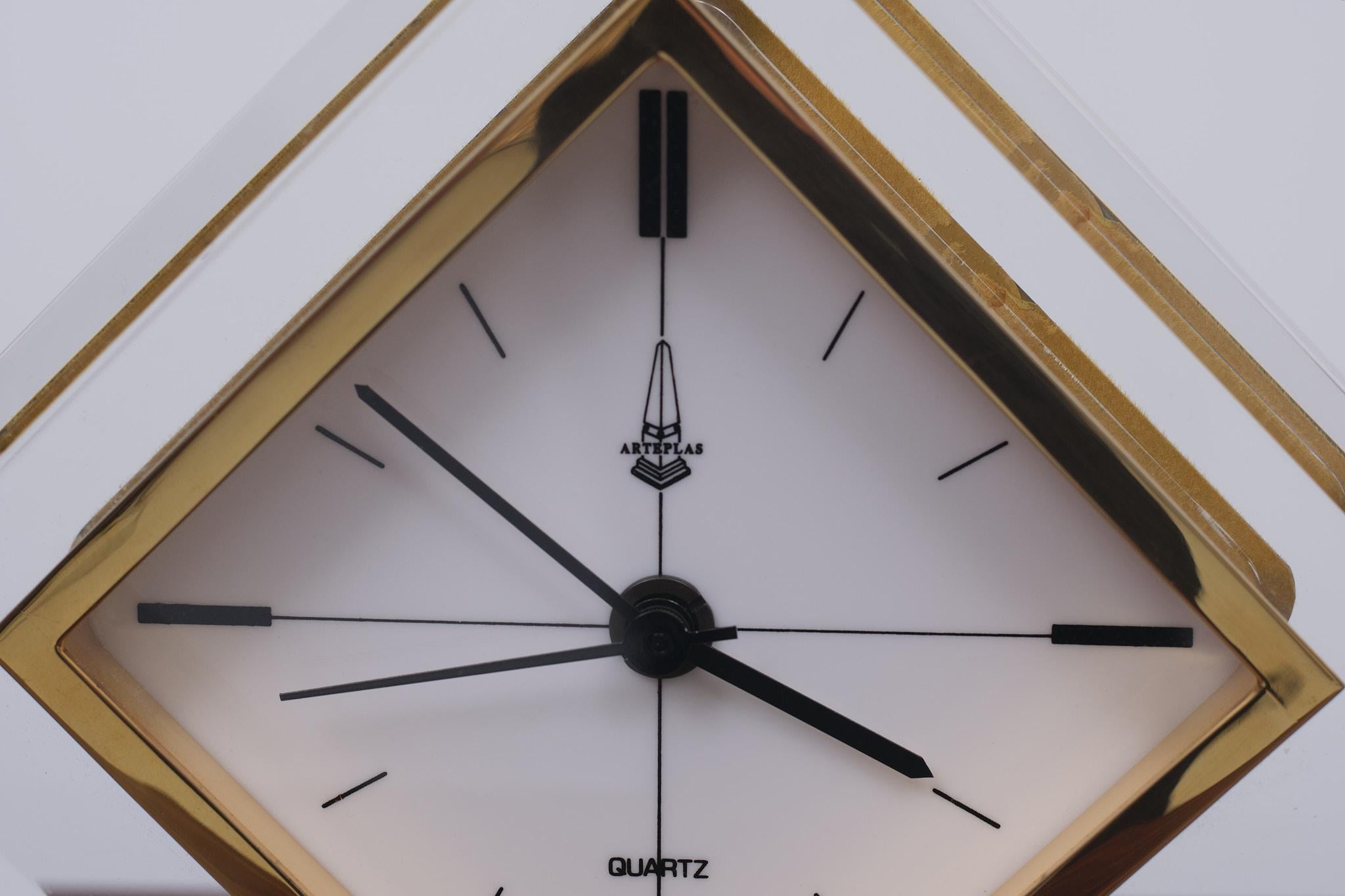 triangle shape wall clock