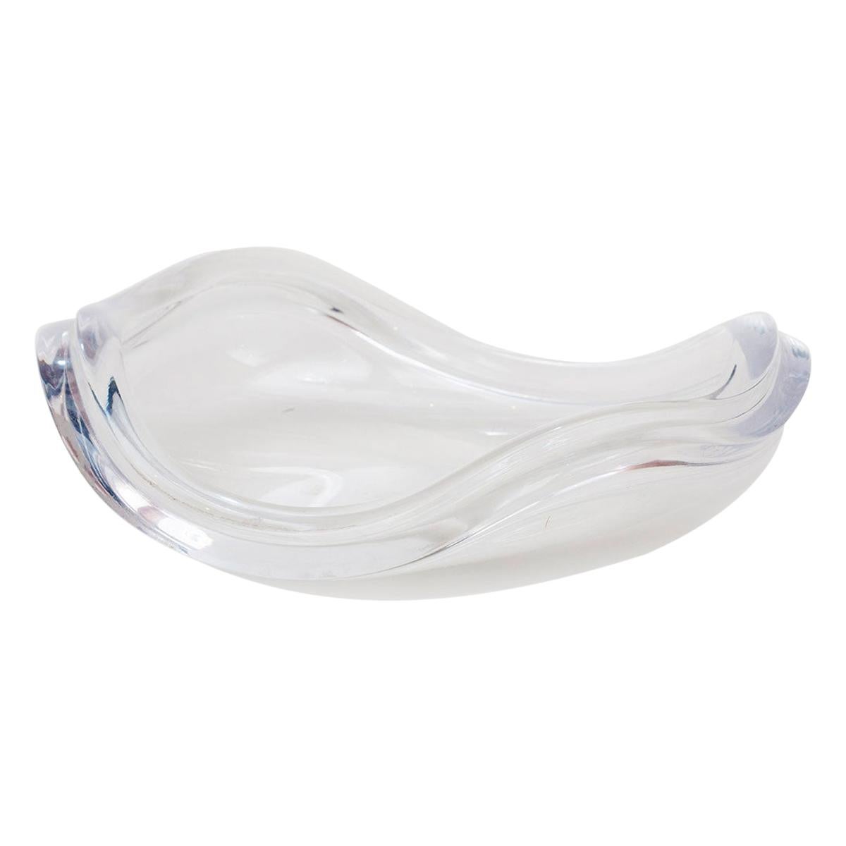 Lucite "Astrolite" Dish