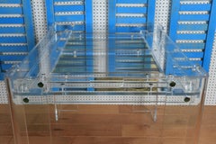 Table de jeu de backgammon en lucite