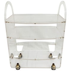 Lucite Bar Cart Lucite Bar Cart