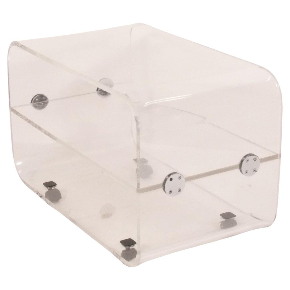 Lucite Bar Cart or TV Stereo Stand Mid Century Modern circa 1960s For Sale