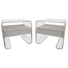 Lucite Bedside Tables