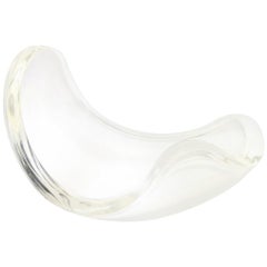 Lucite Biomorphic Monumental Bowl and Centerpiece Vintage