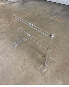 Vintage Lucite Quilt Rack, Mid-Century Modern Design, USA, Circa 1970s