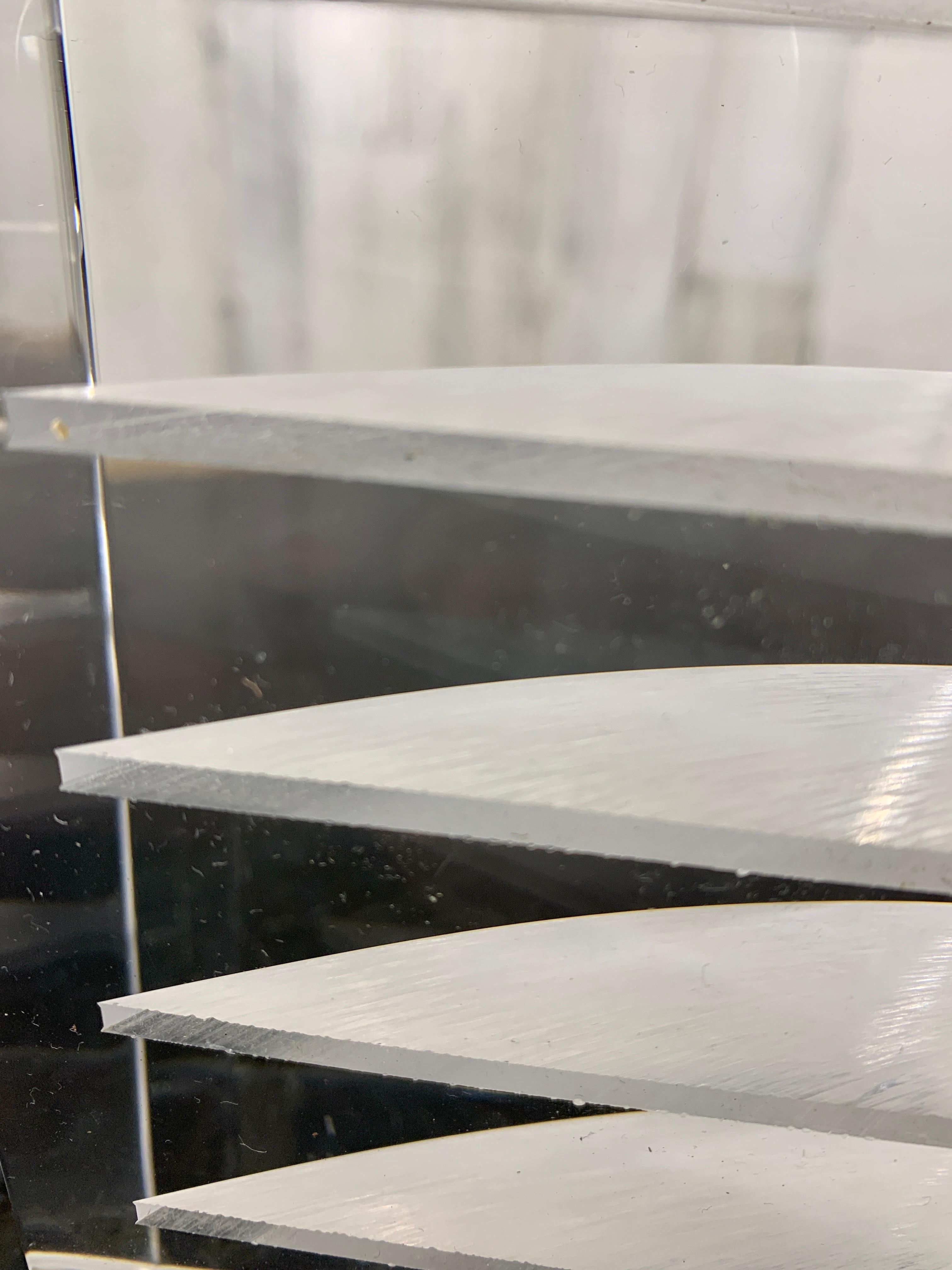 20th Century Lucite Bookends by Herb Ritts for Astrolite