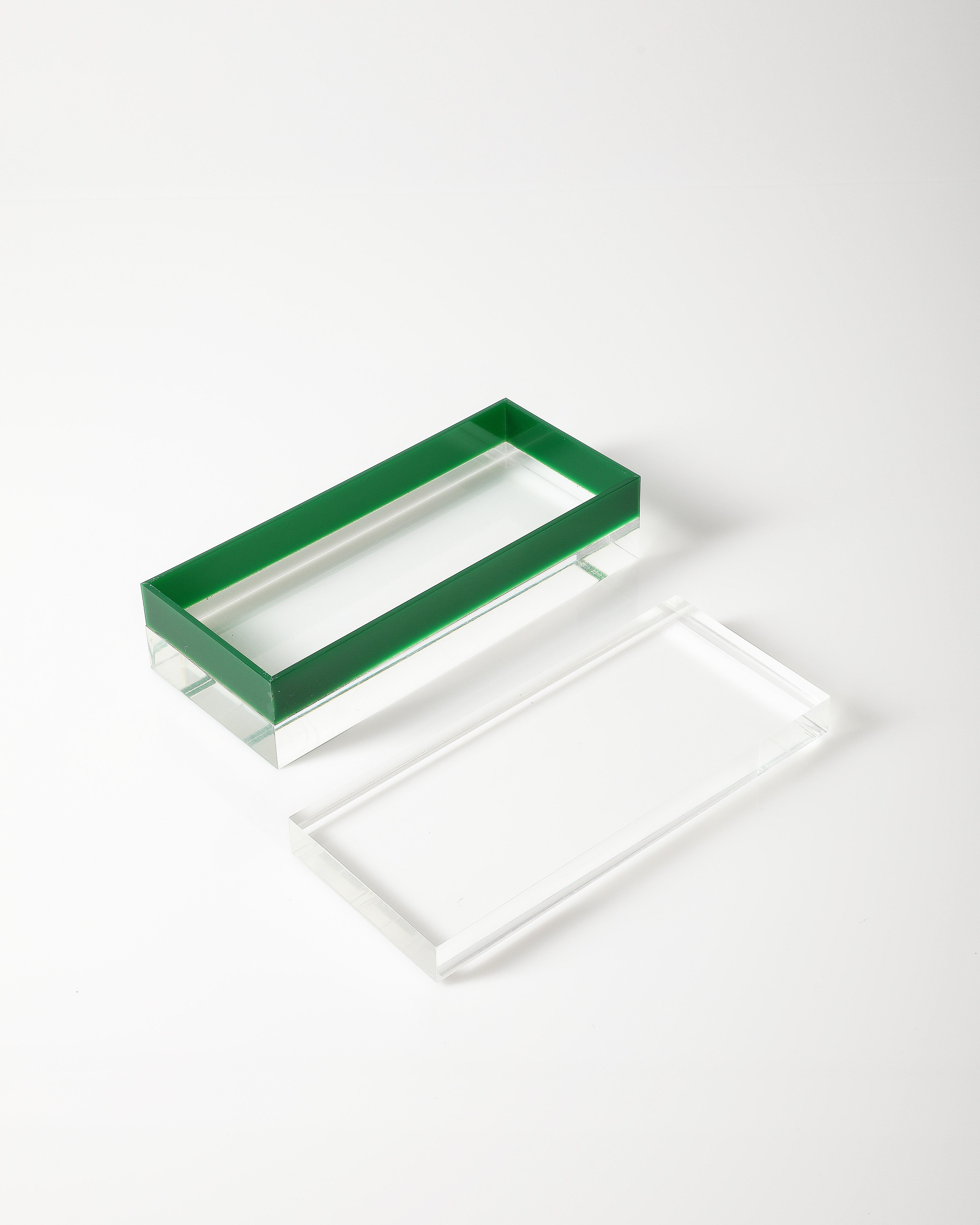Lucite Box by Alessandro Albrizzi, Italy, c. 1970 For Sale 4