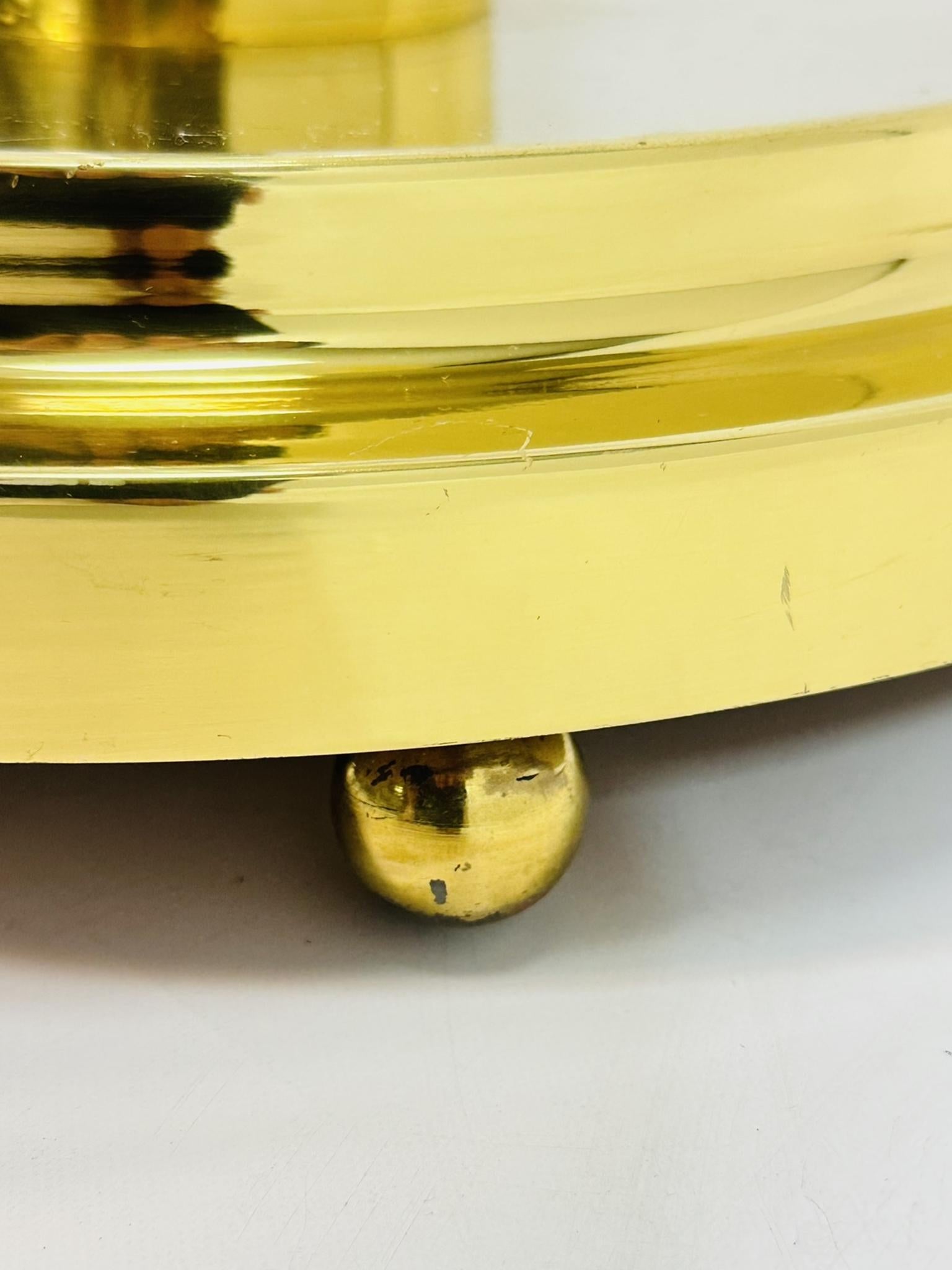 Lampada da terra in lucite e ottone di Charles Hollis Jones, firmata. in vendita 6