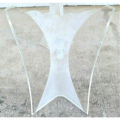 Base per tavolo consolle a farfalla in lucite