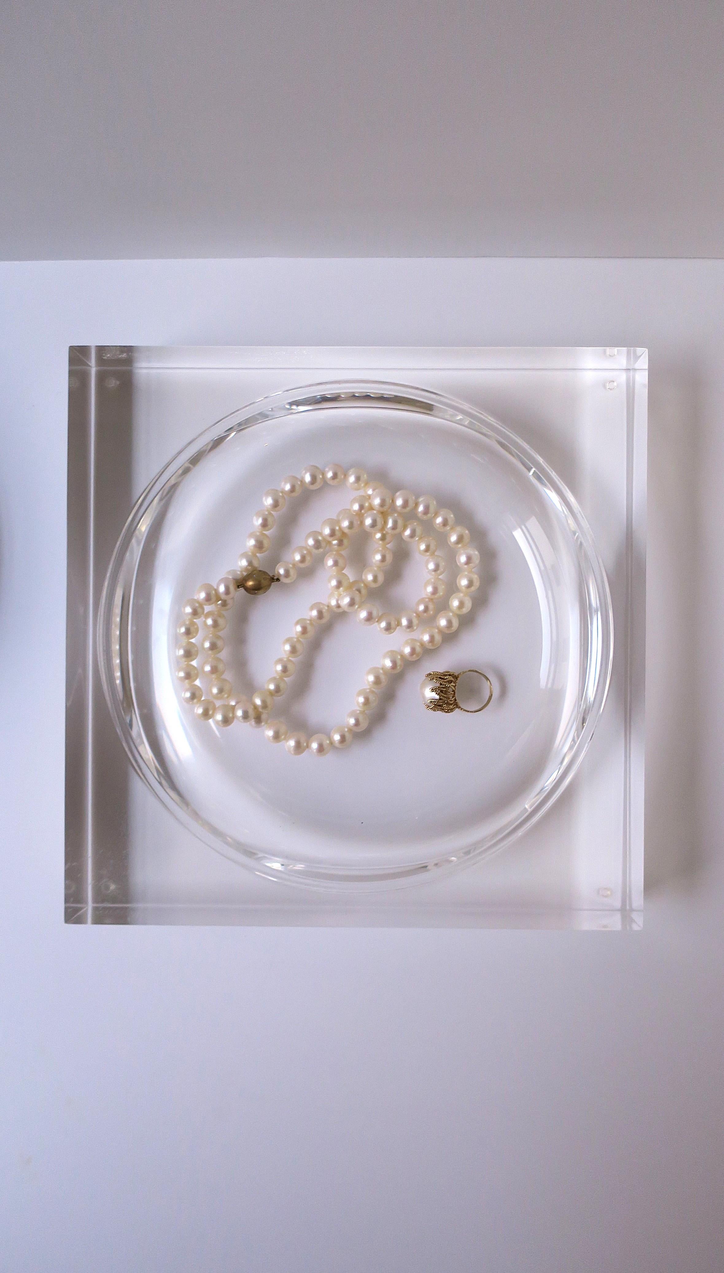 Lucite Auffangschale im Angebot 5