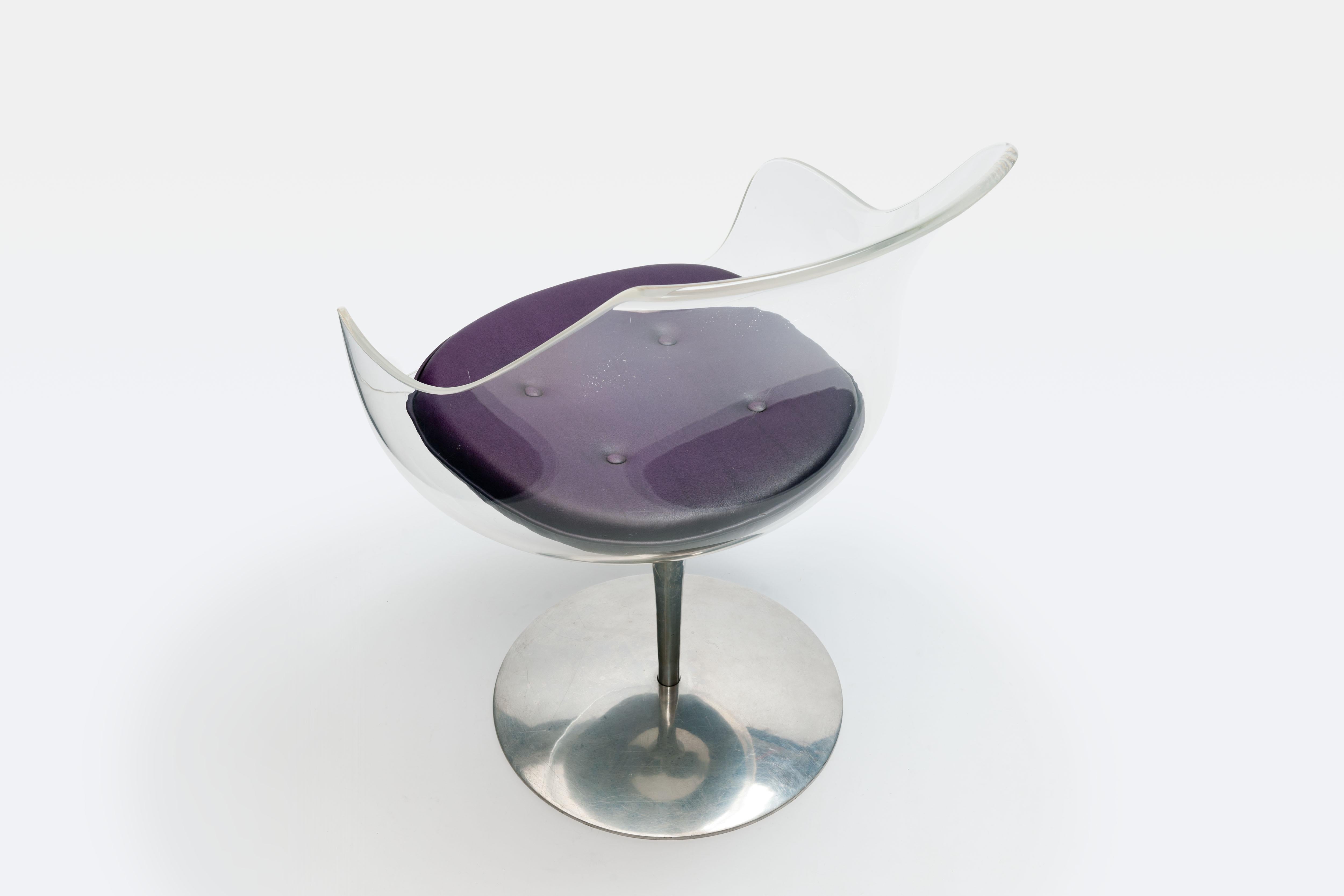 Lucite 'Champagne' Chair by Estelle & Erwin Laverne 7