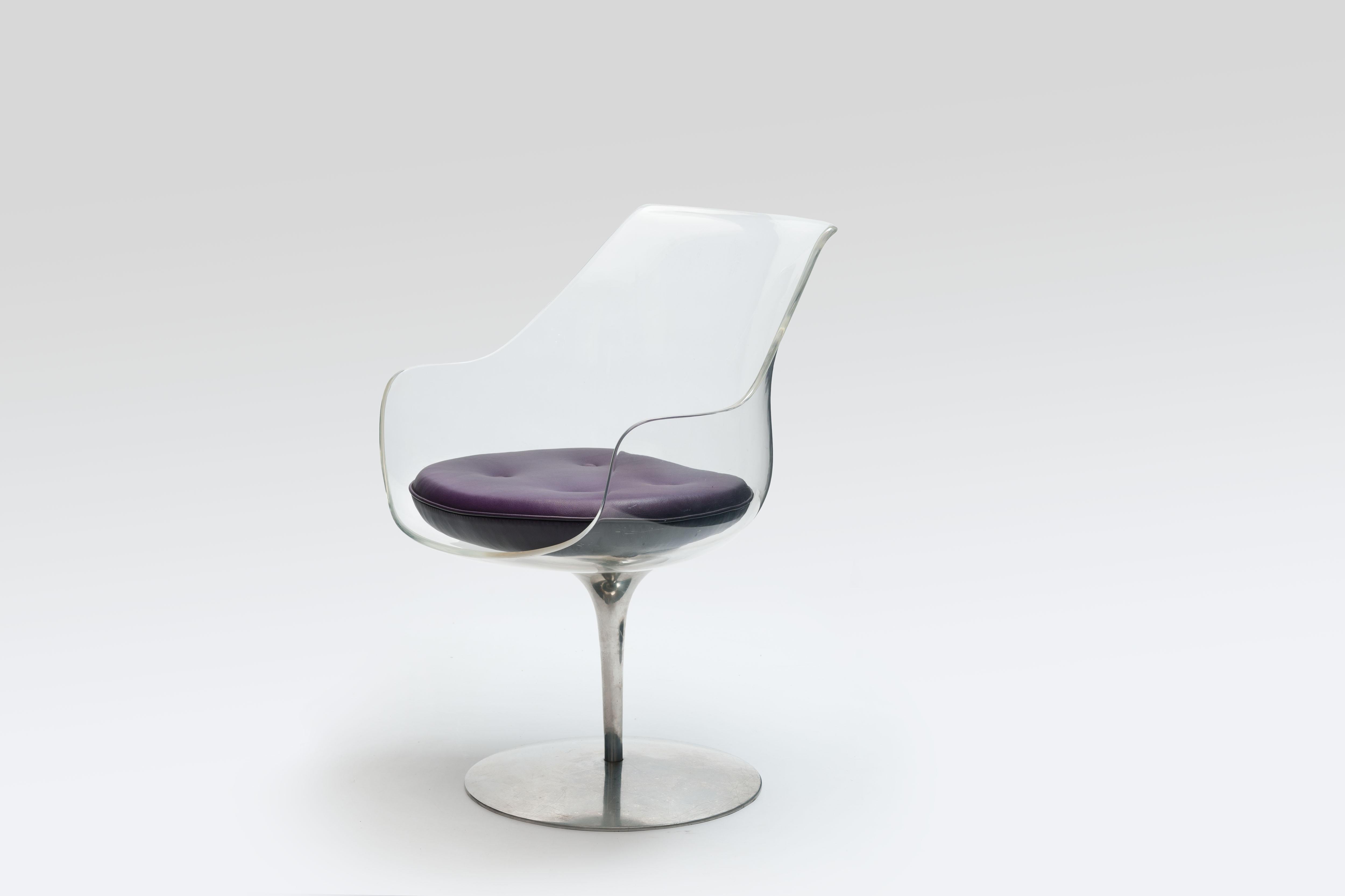Lucite 'Champagne' Chair by Estelle & Erwin Laverne 9
