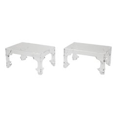 Tavolo "Chop" in lucite