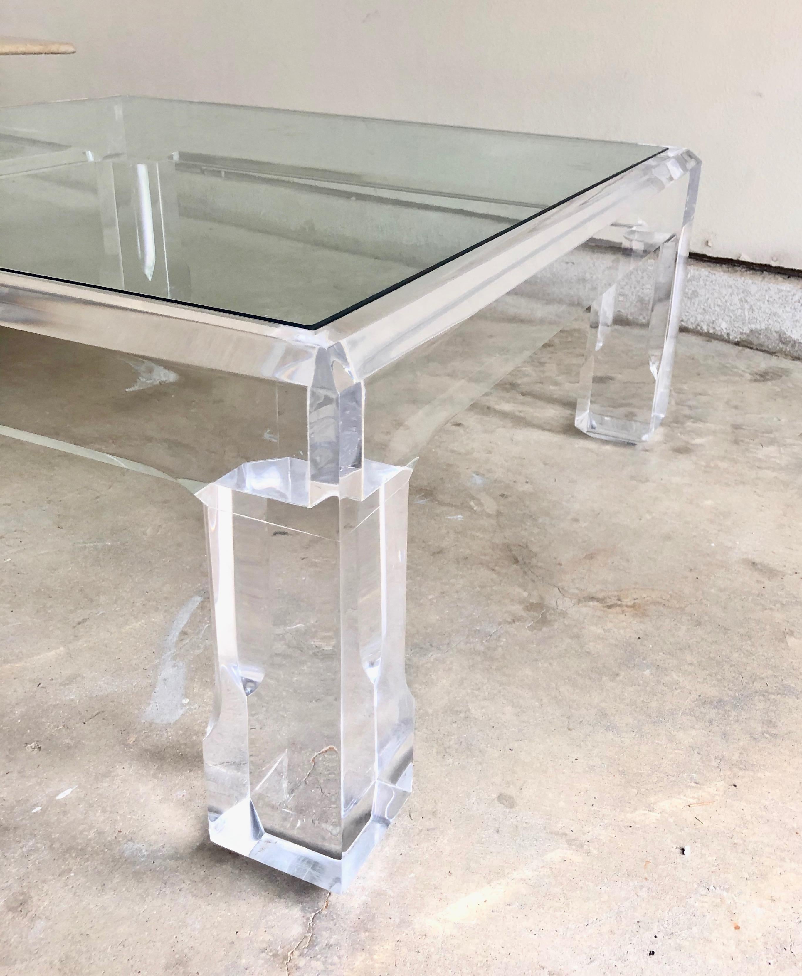 Lucite Cocktail Table by Merritt-Emanuel Ltd at 1stDibs