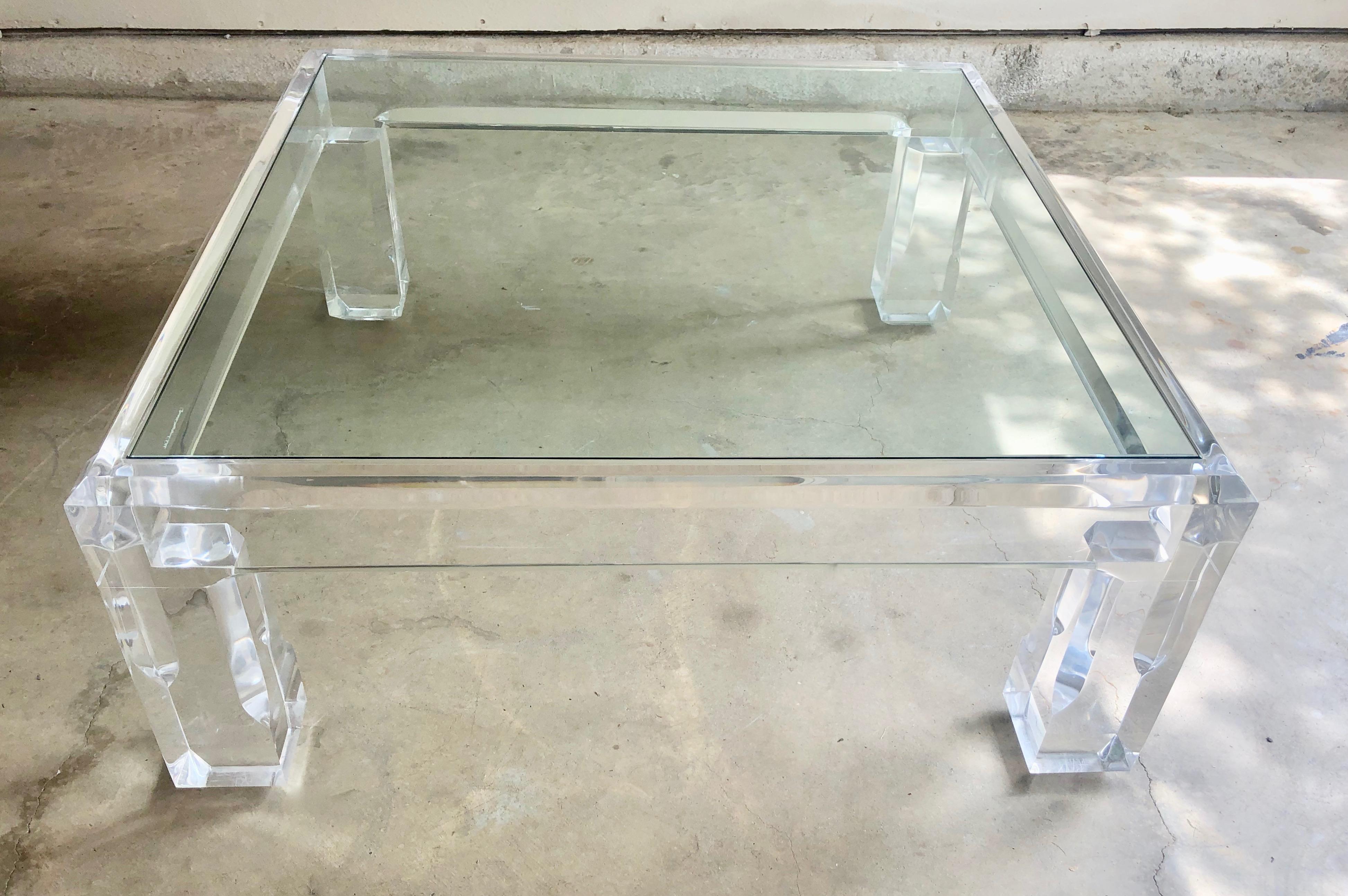 Lucite Cocktail Table by Merritt-Emanuel Ltd at 1stDibs
