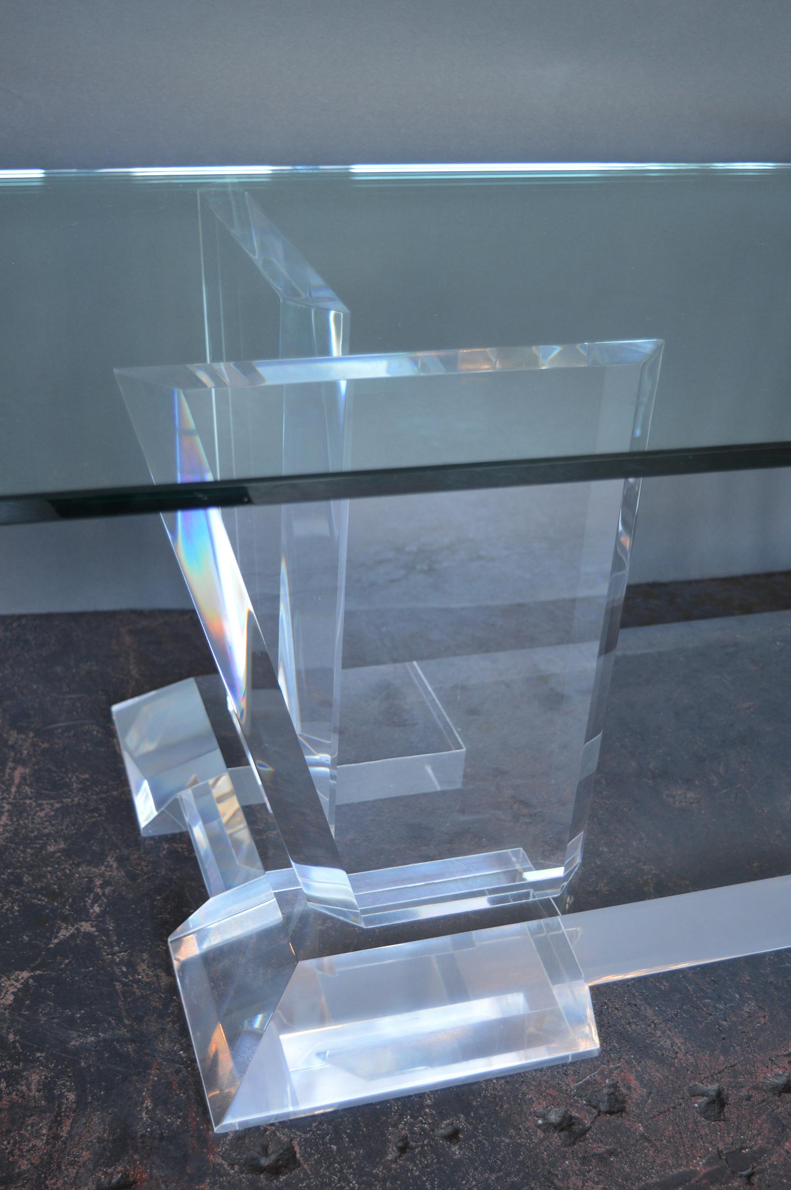 Lucite Cocktail Table For Sale 2