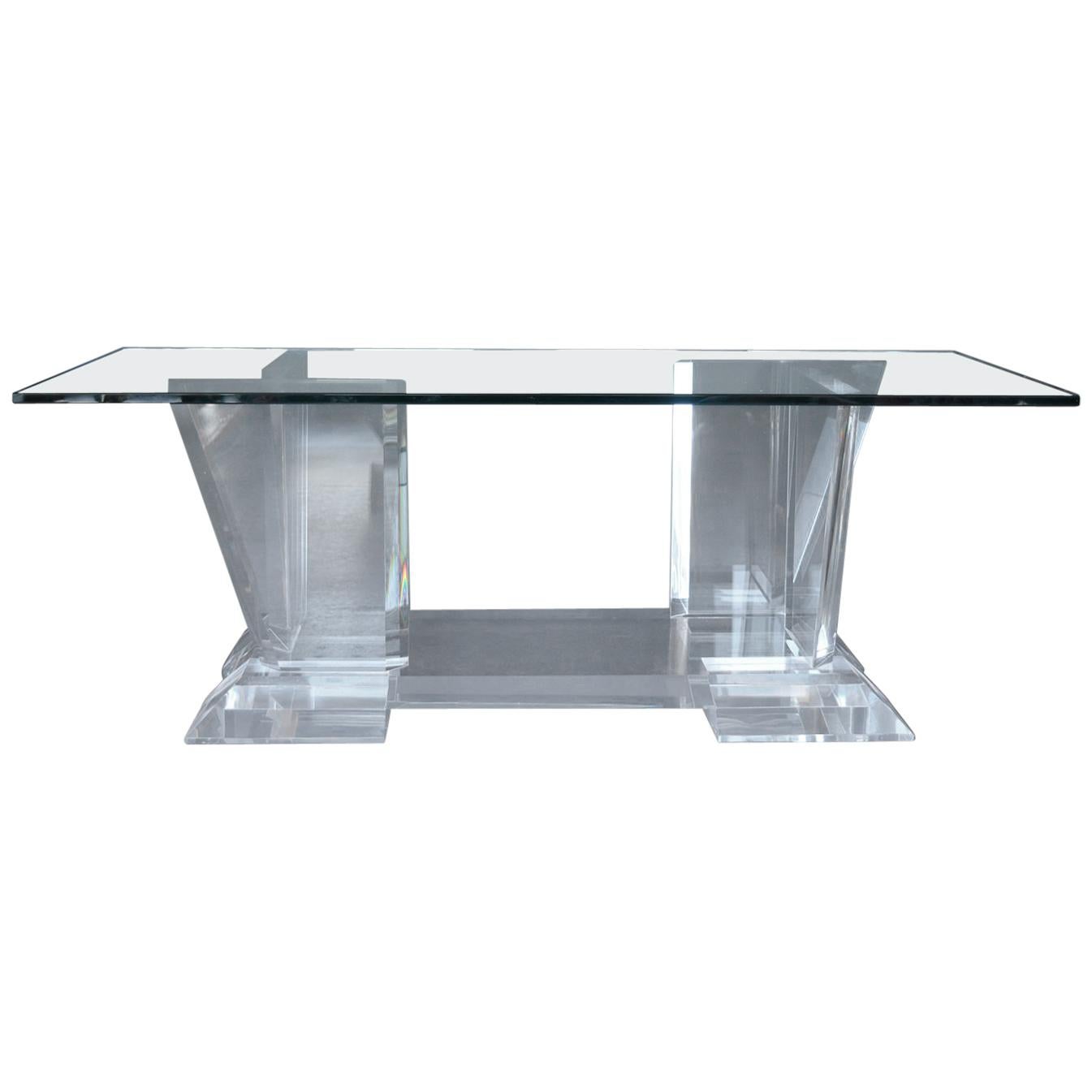 Lucite Cocktail Table For Sale