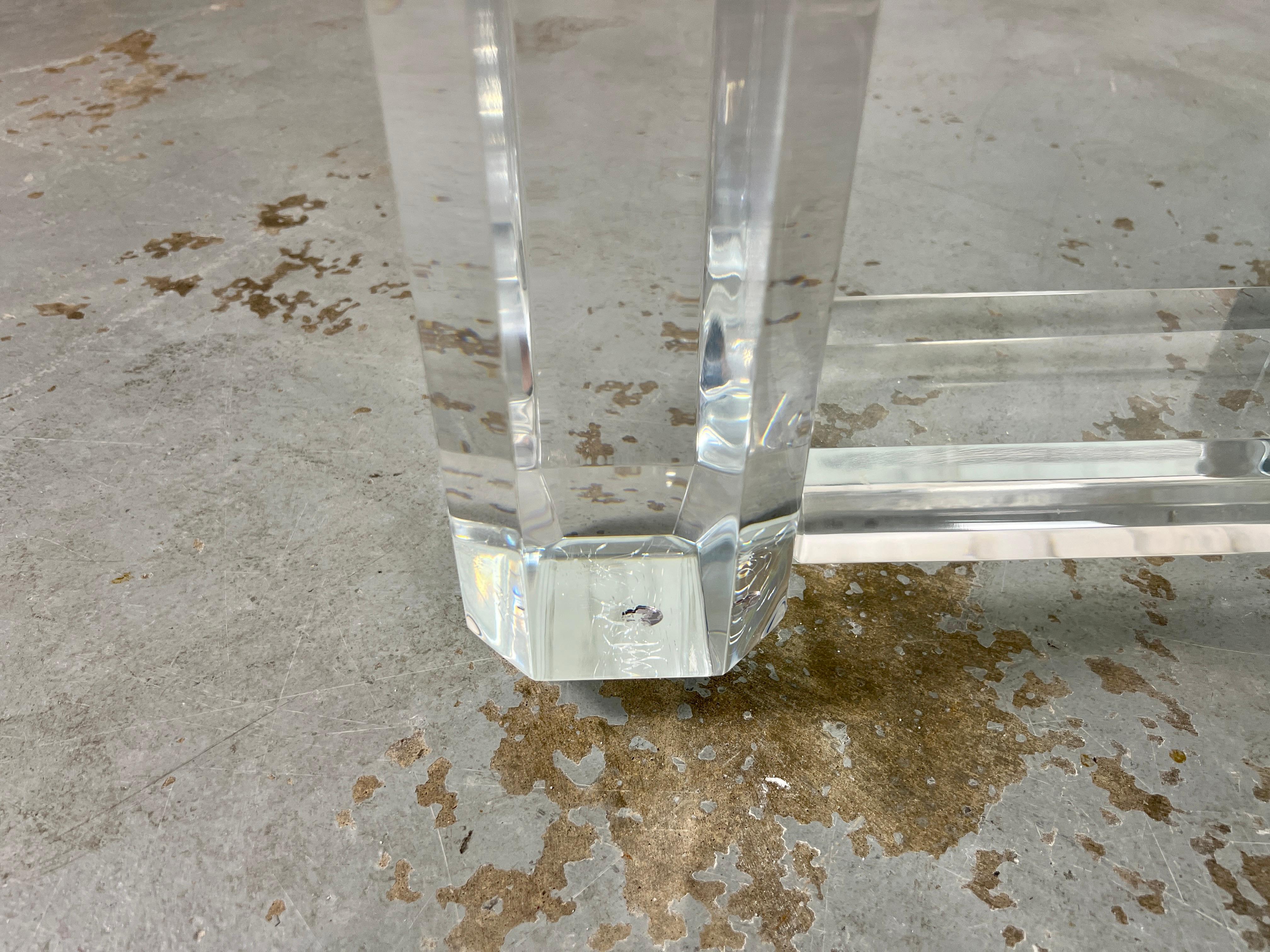 Lucite Coffee Table For Sale 3