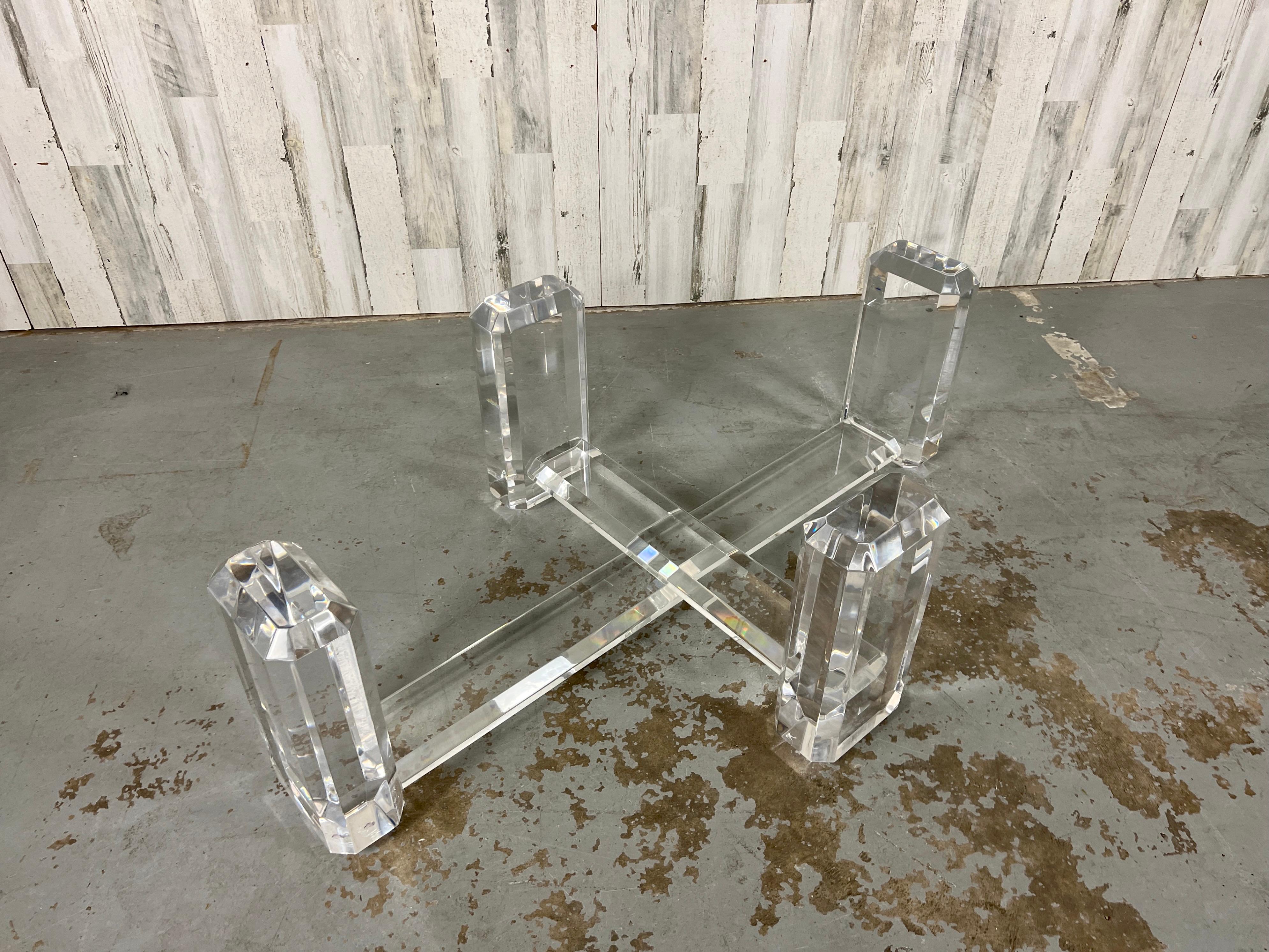 Lucite Coffee Table For Sale 7