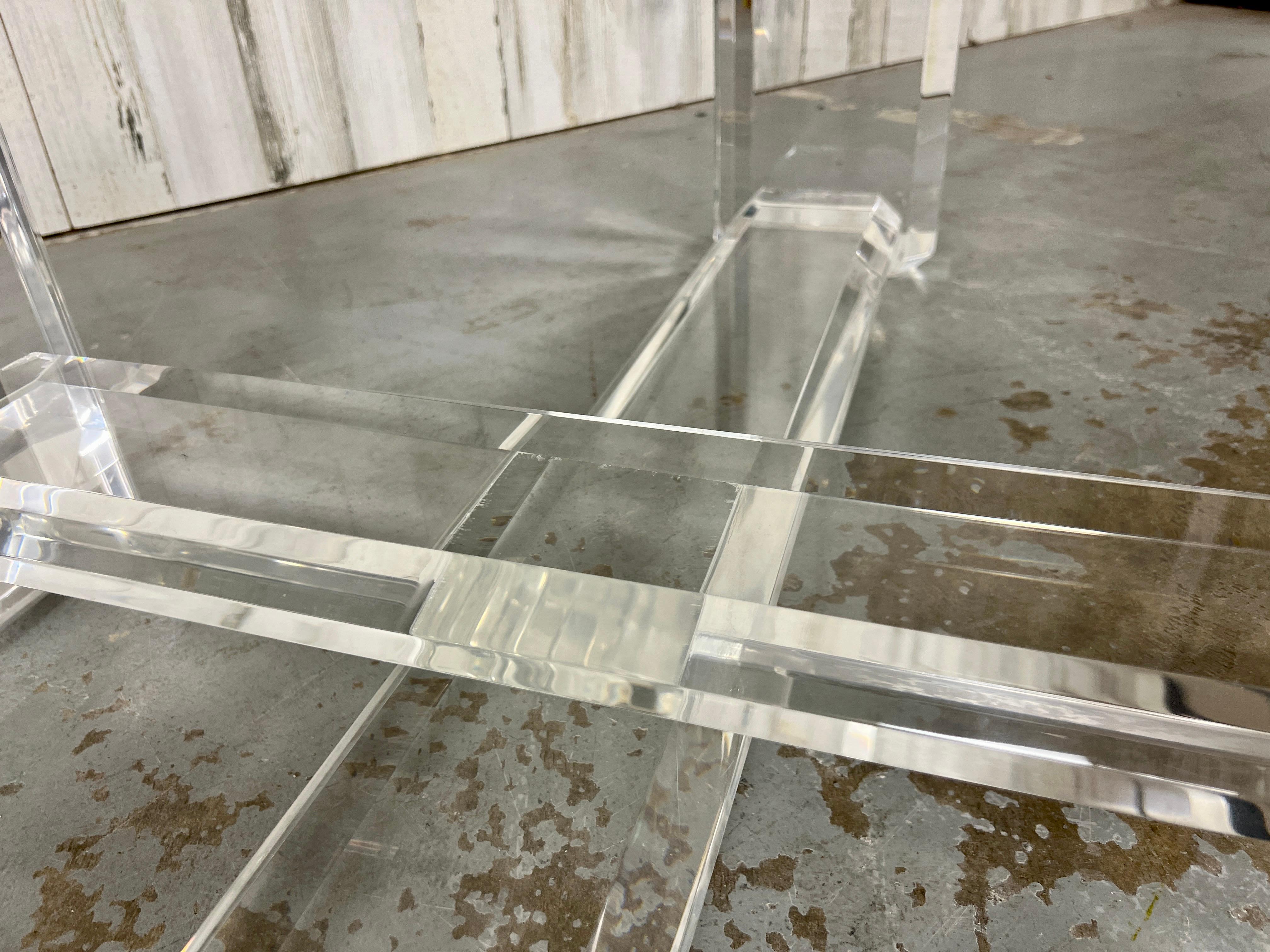 Lucite Coffee Table For Sale 9