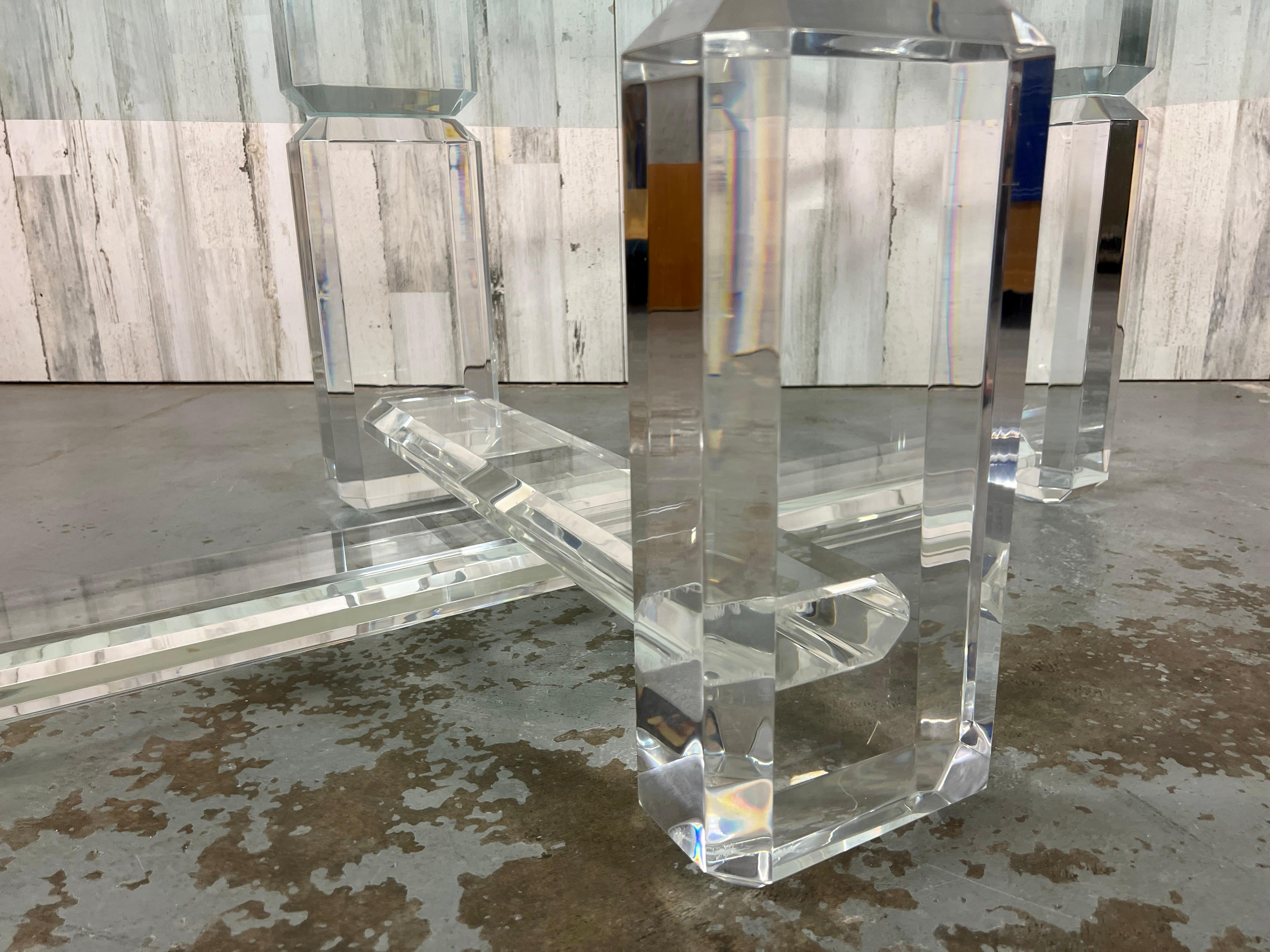 Lucite Coffee Table For Sale 1
