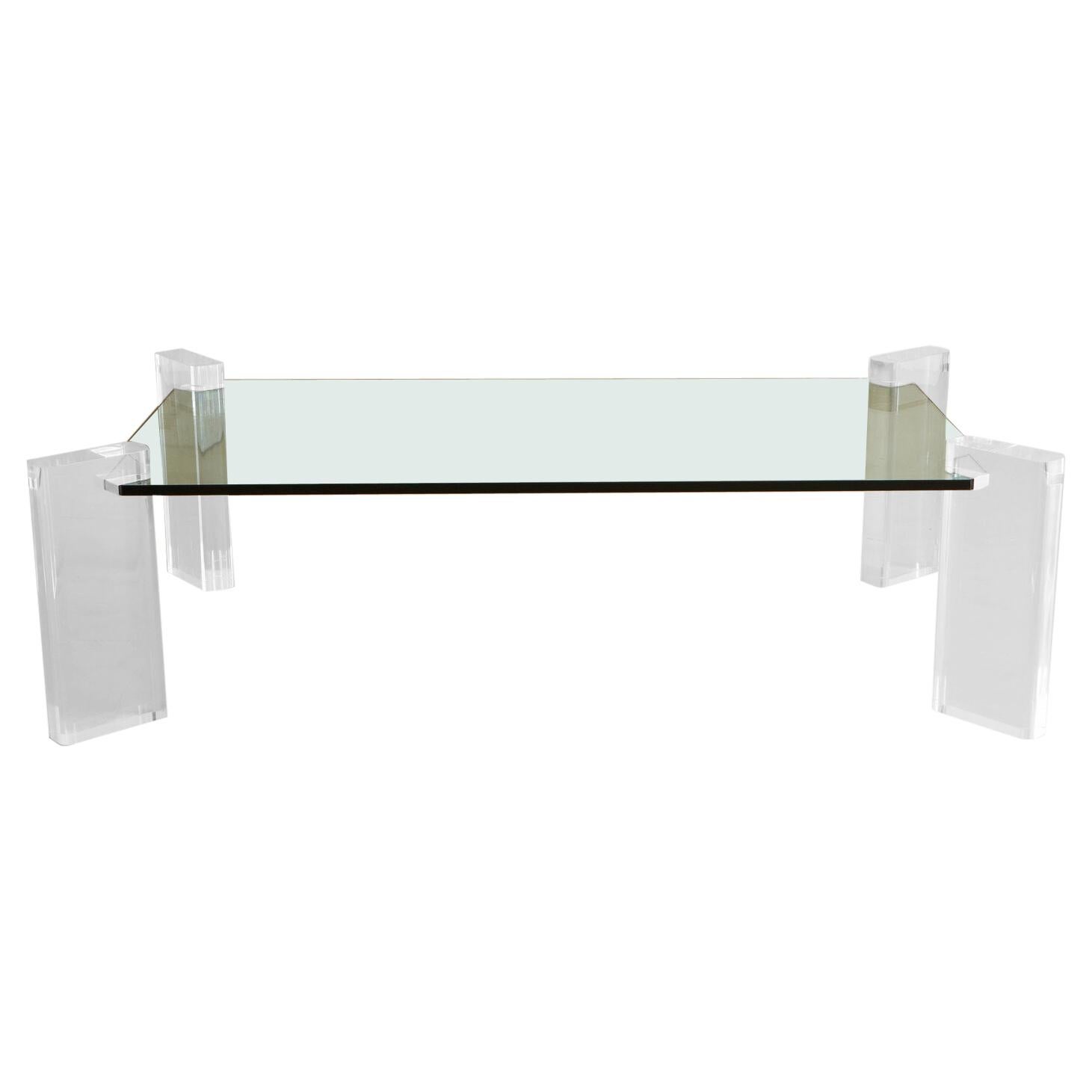 Lucite Coffee Table at 1stDibs