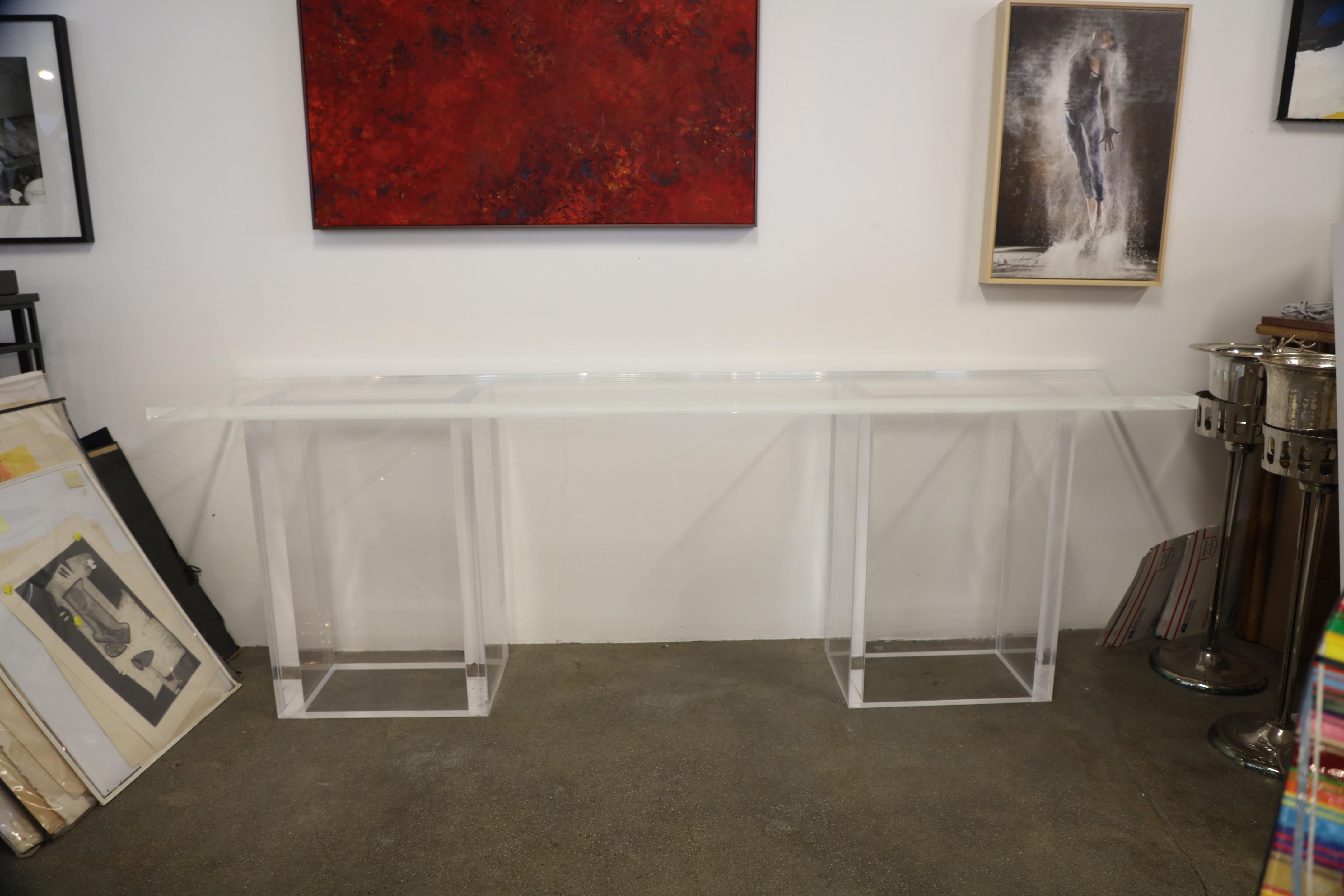 Lucite Console 5