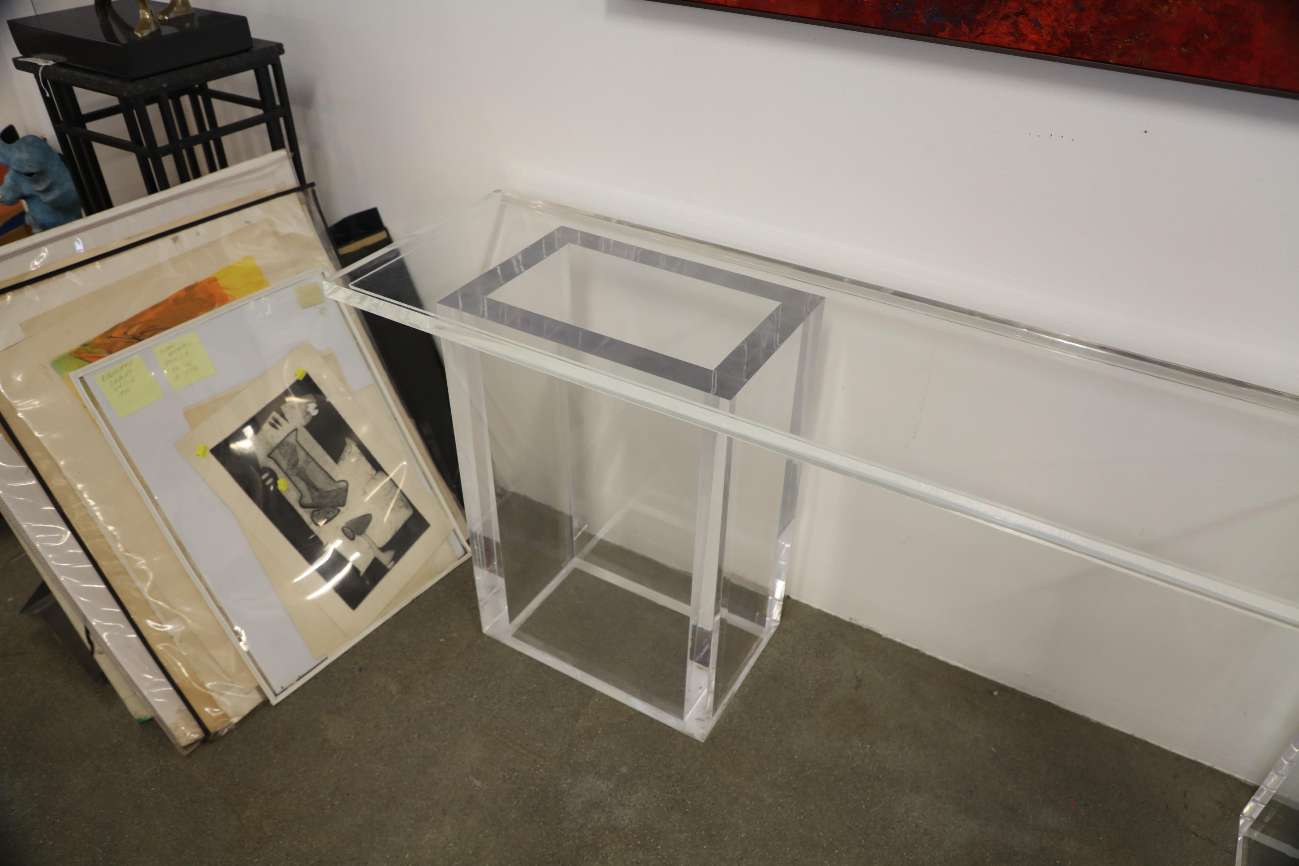 Lucite Console 2