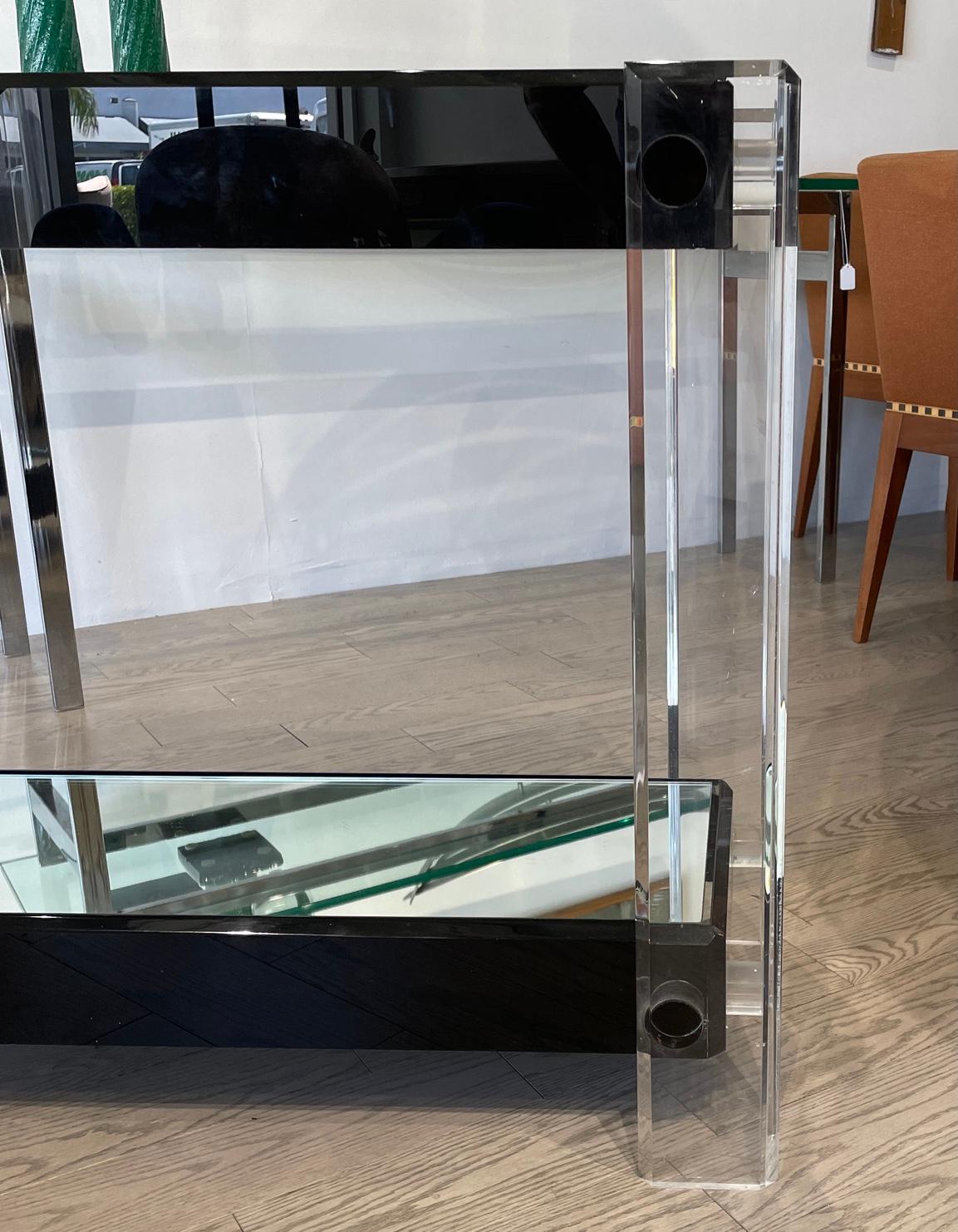 Lucite Console Table For Sale 2