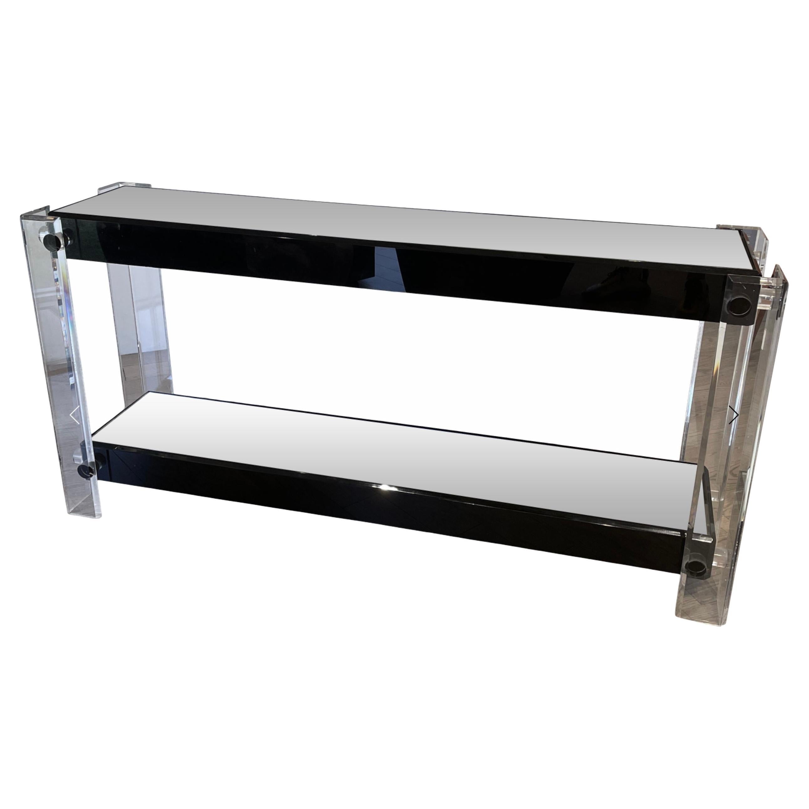 Lucite Console Table For Sale