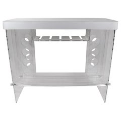 Vintage Lucite Counter Bar with Formica Top