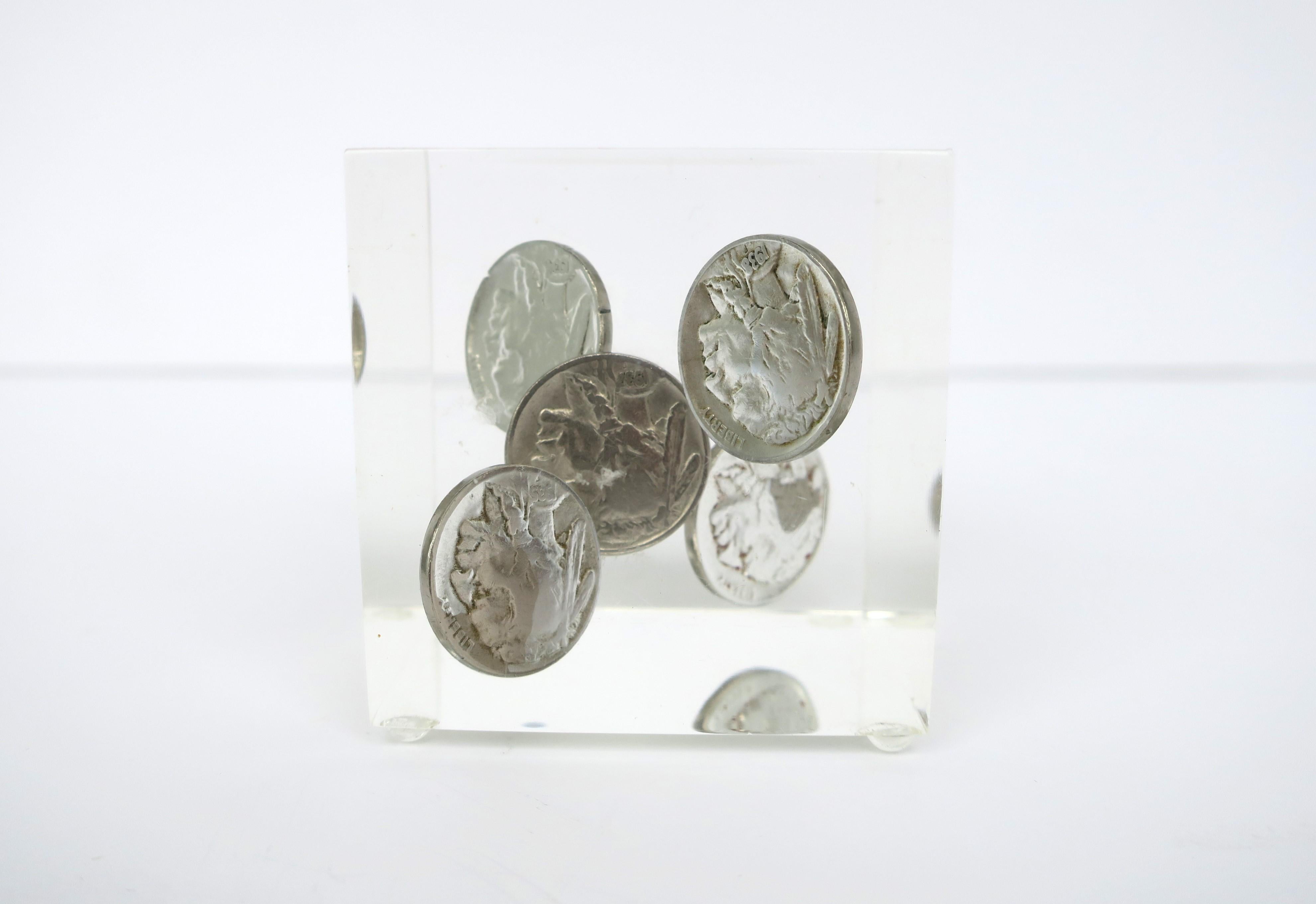 coin paperweight