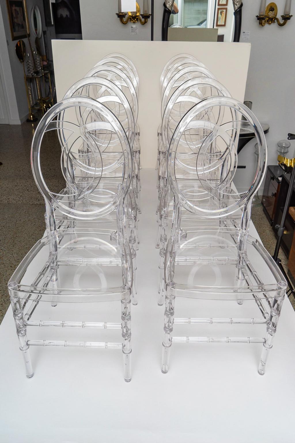 Lucite Dining Chairs 7