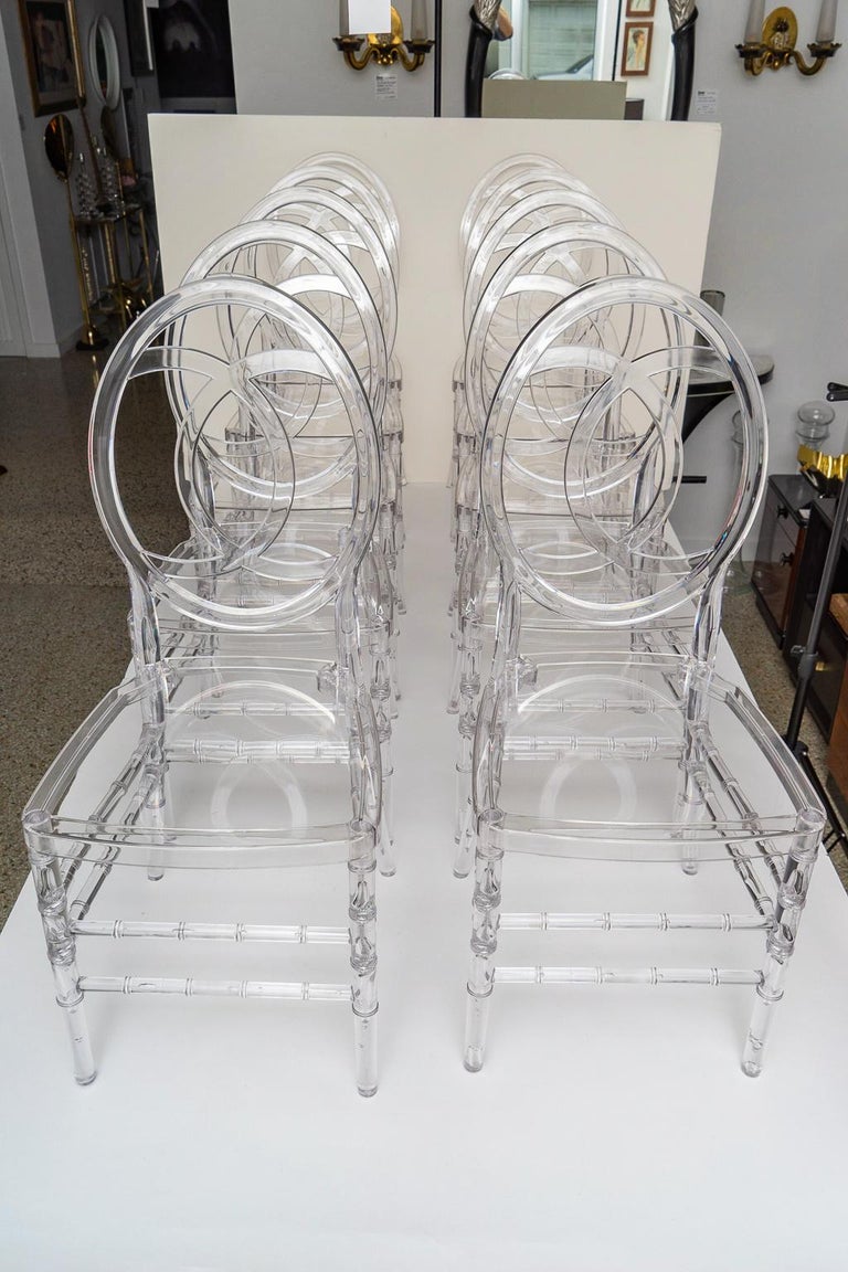 Lucite Dining Chairs at 1stDibs