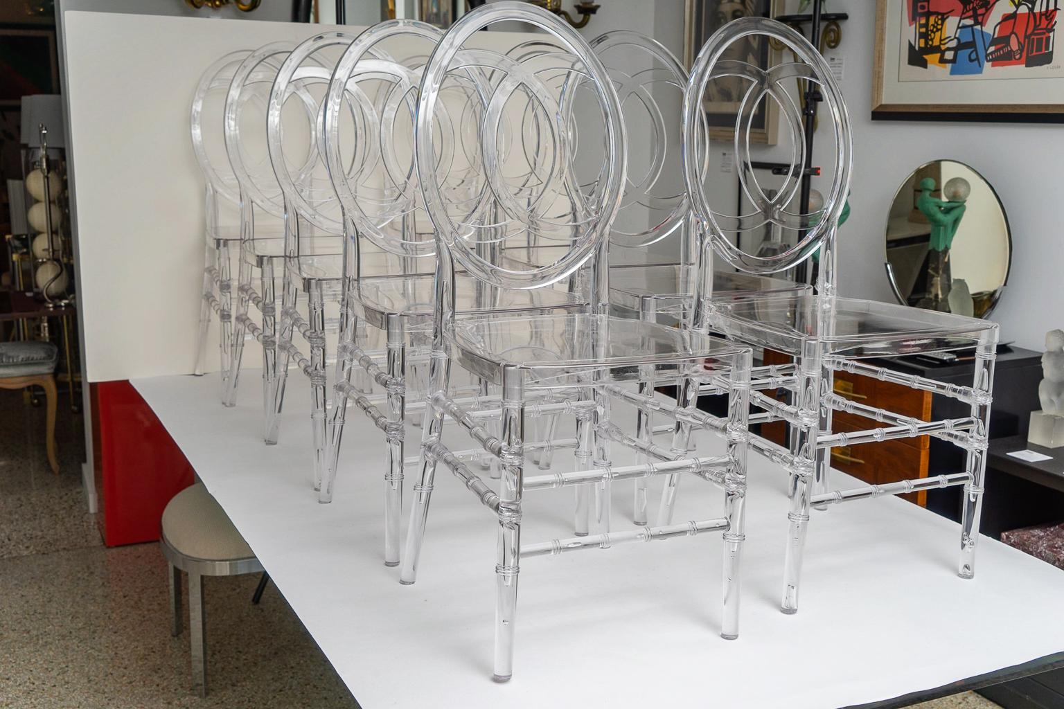 Lucite Dining Chairs 8