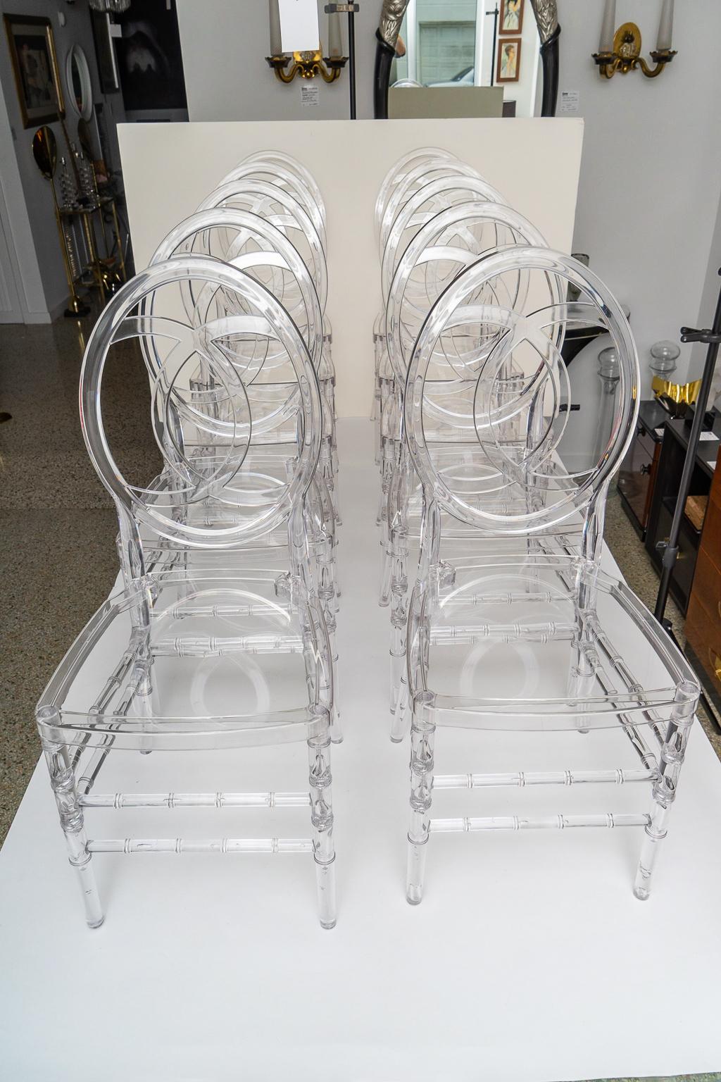 Lucite Dining Chairs 11