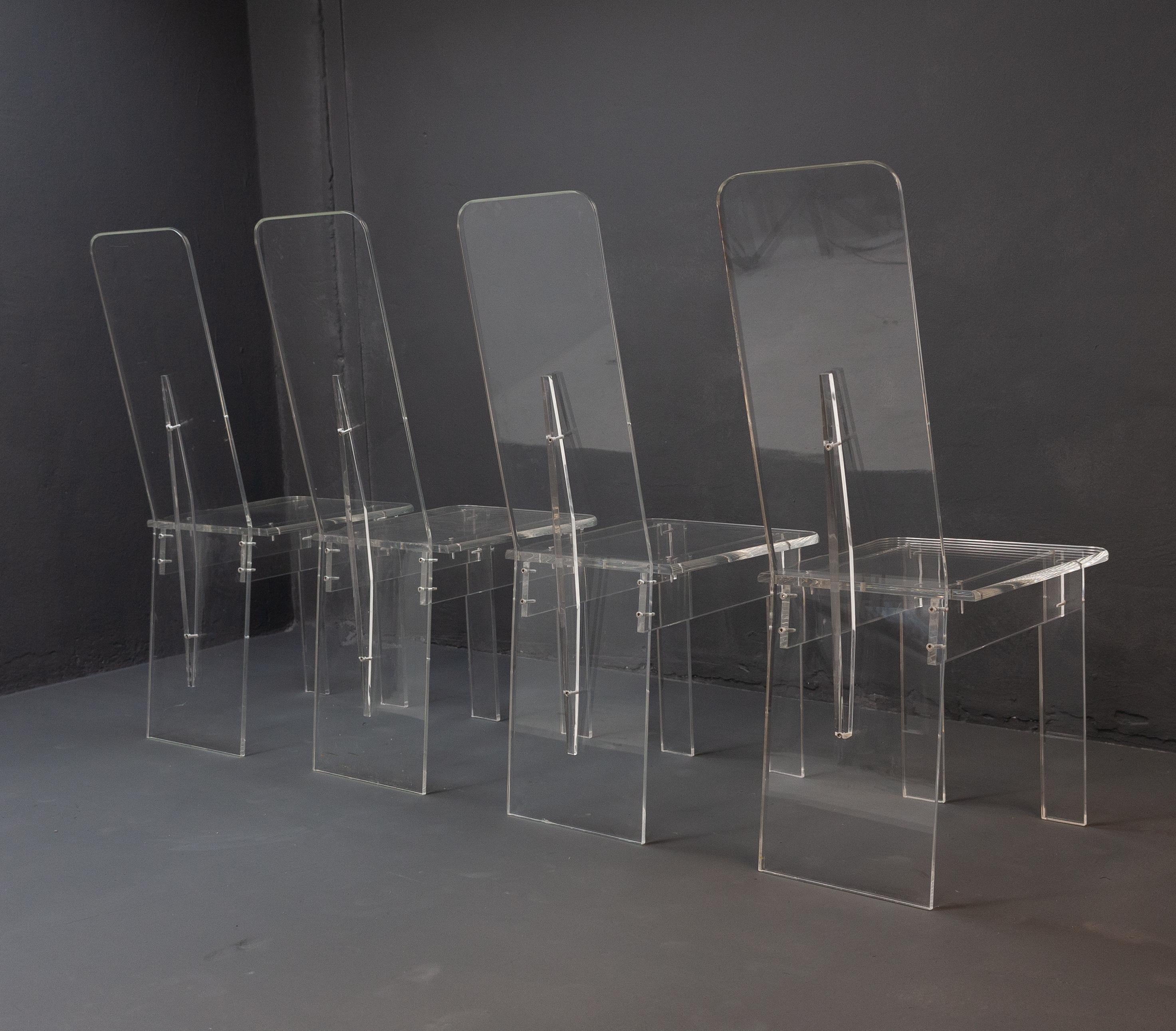Lucite Dining Room Set 1