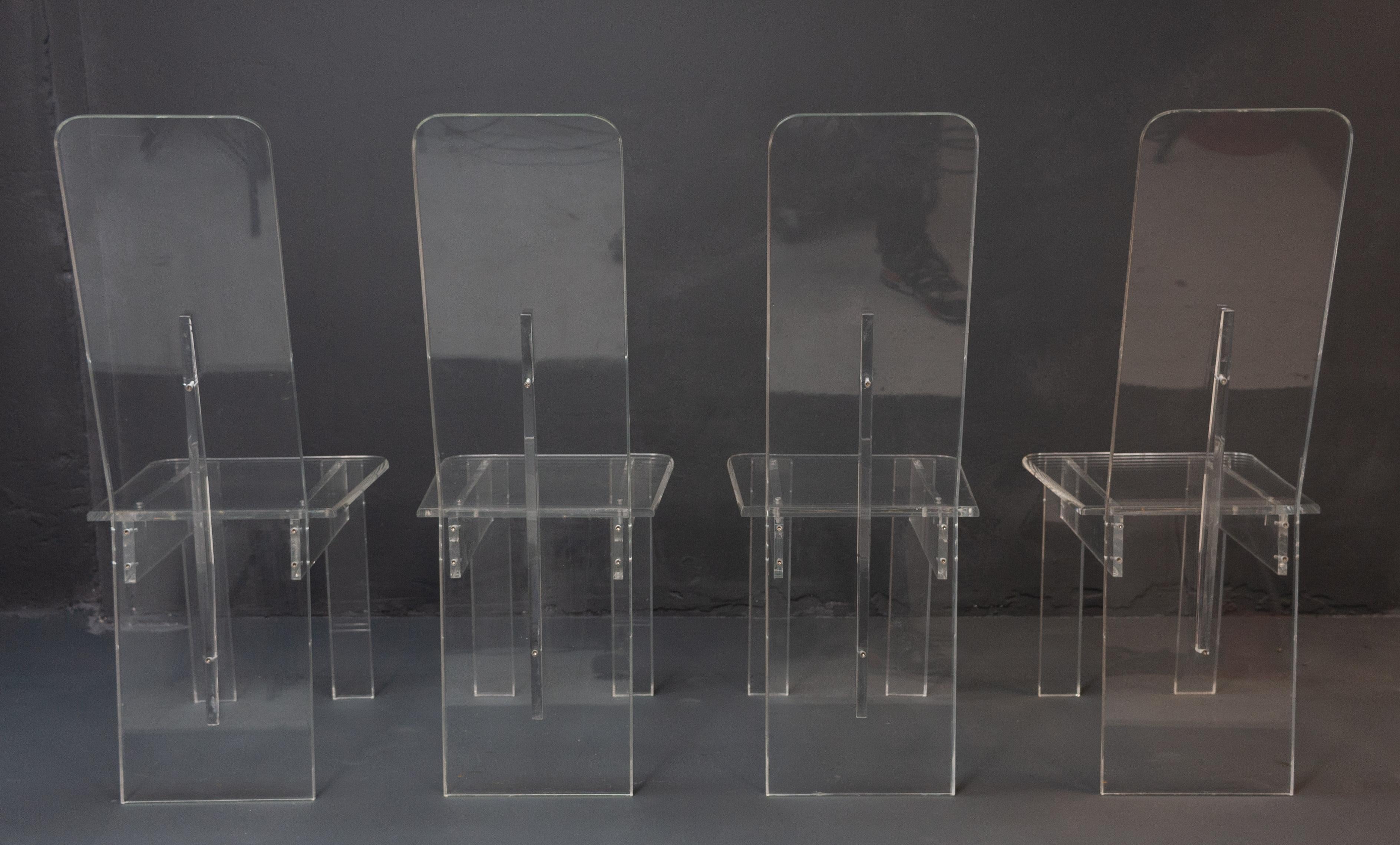 Lucite Dining Room Set 2