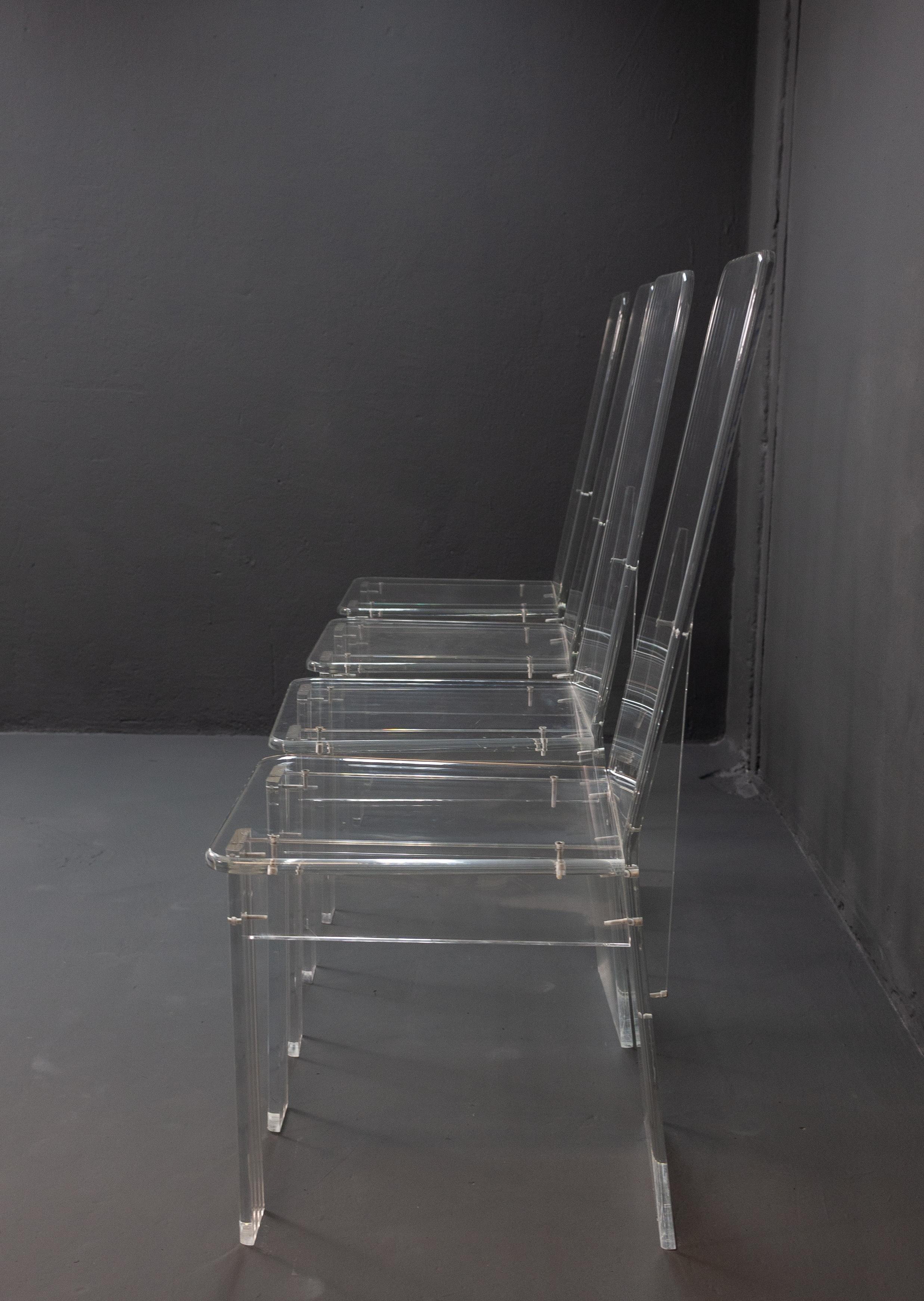 Lucite Dining Room Set 3