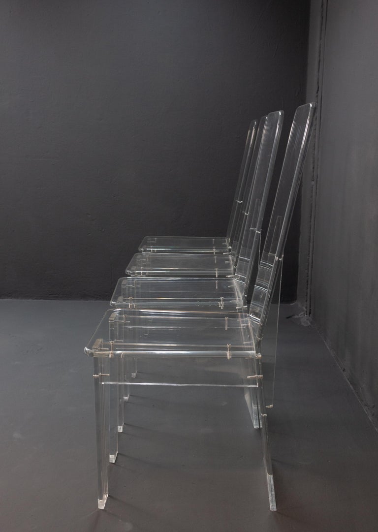 Lucite Dining Room Set at 1stDibs