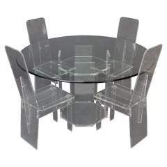 Lucite Dining Room Set