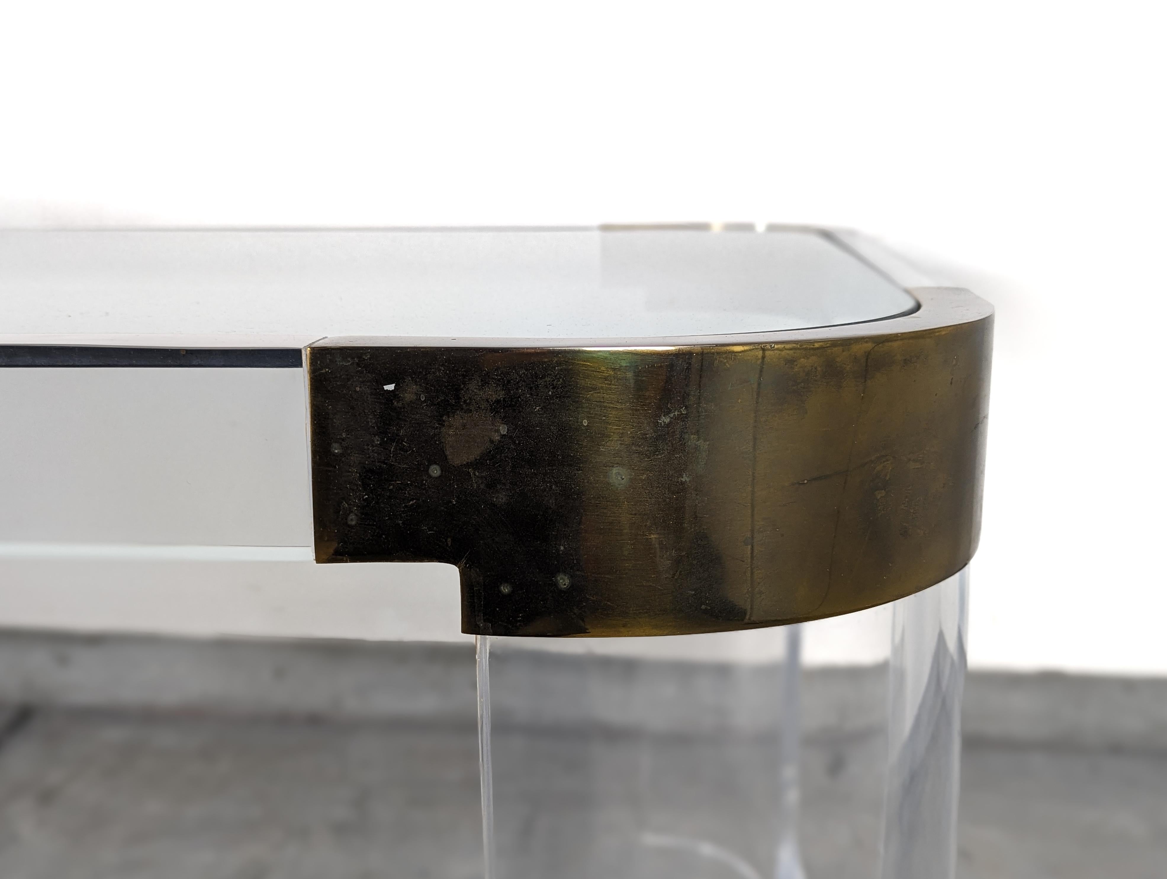 Lucite Dining Table by Charles Hollis Jones from the 